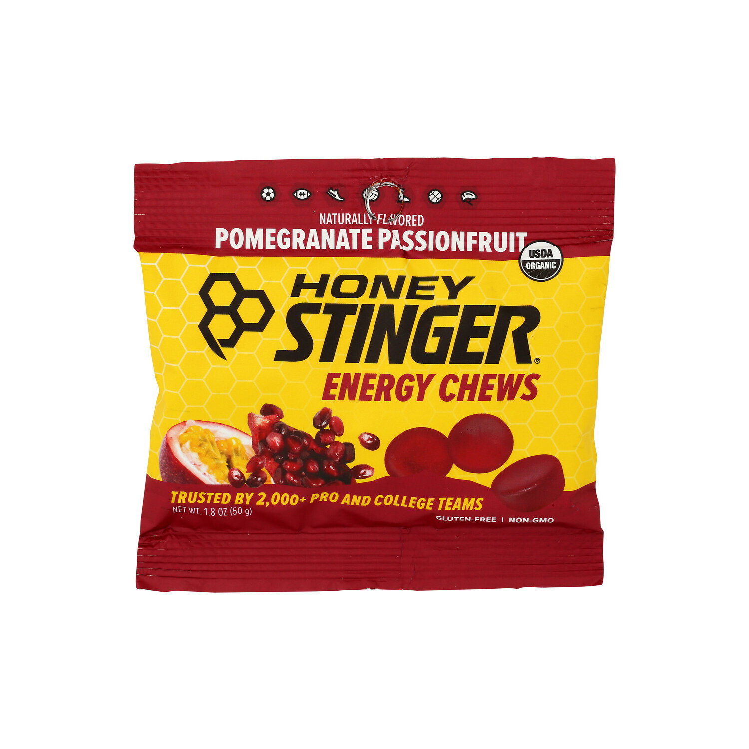 Honey Stinger Pomegranate Passionfruit Energy Chews - 1.8 Ounce Image 1 of 4