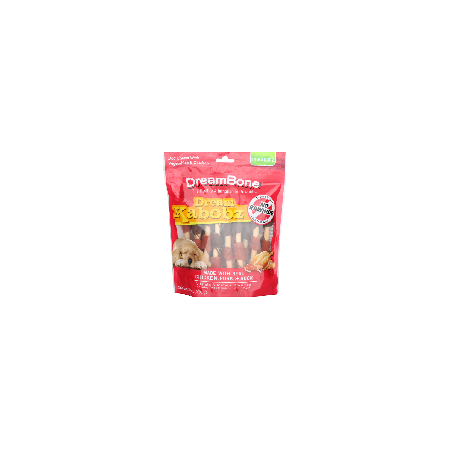 Dreambone Chicken, Pork & Duck Dream Kabobz - 0.556 Ounce - 18 Count Image 1 of 4