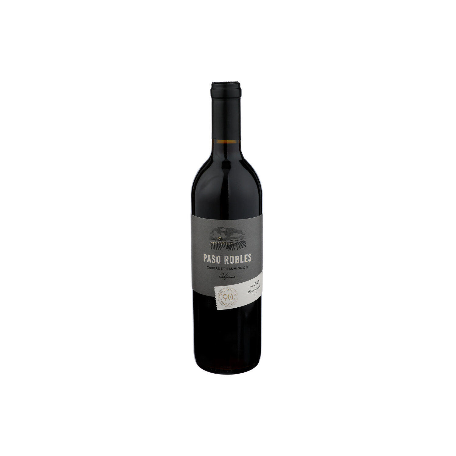 90+ Cellars Cabernet Sauvignon, Lot 210, California, Paso Robles - 750 ml Image 1 of 2