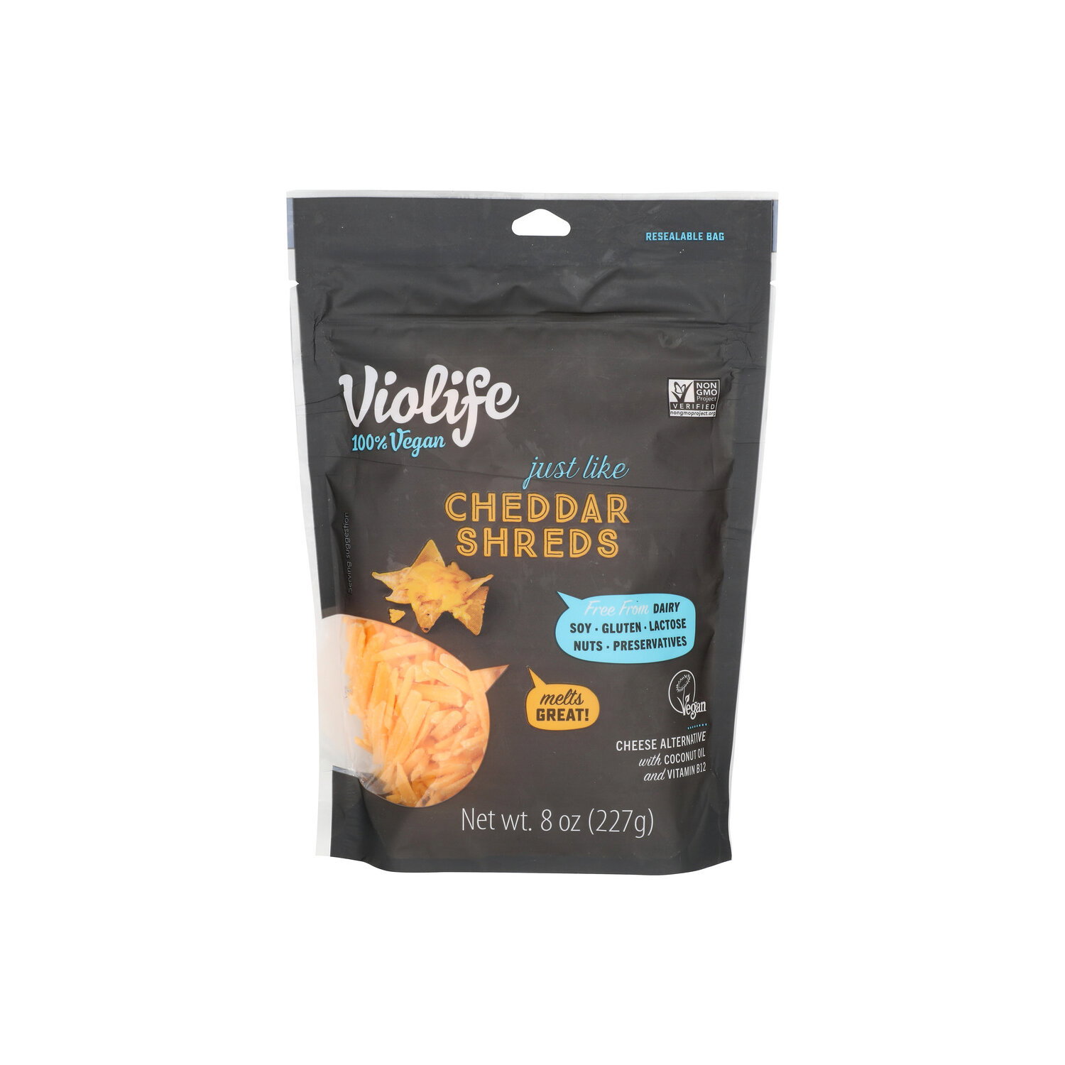 Violife Cheddar Shreds - 8 Ounce Image 1 of 4