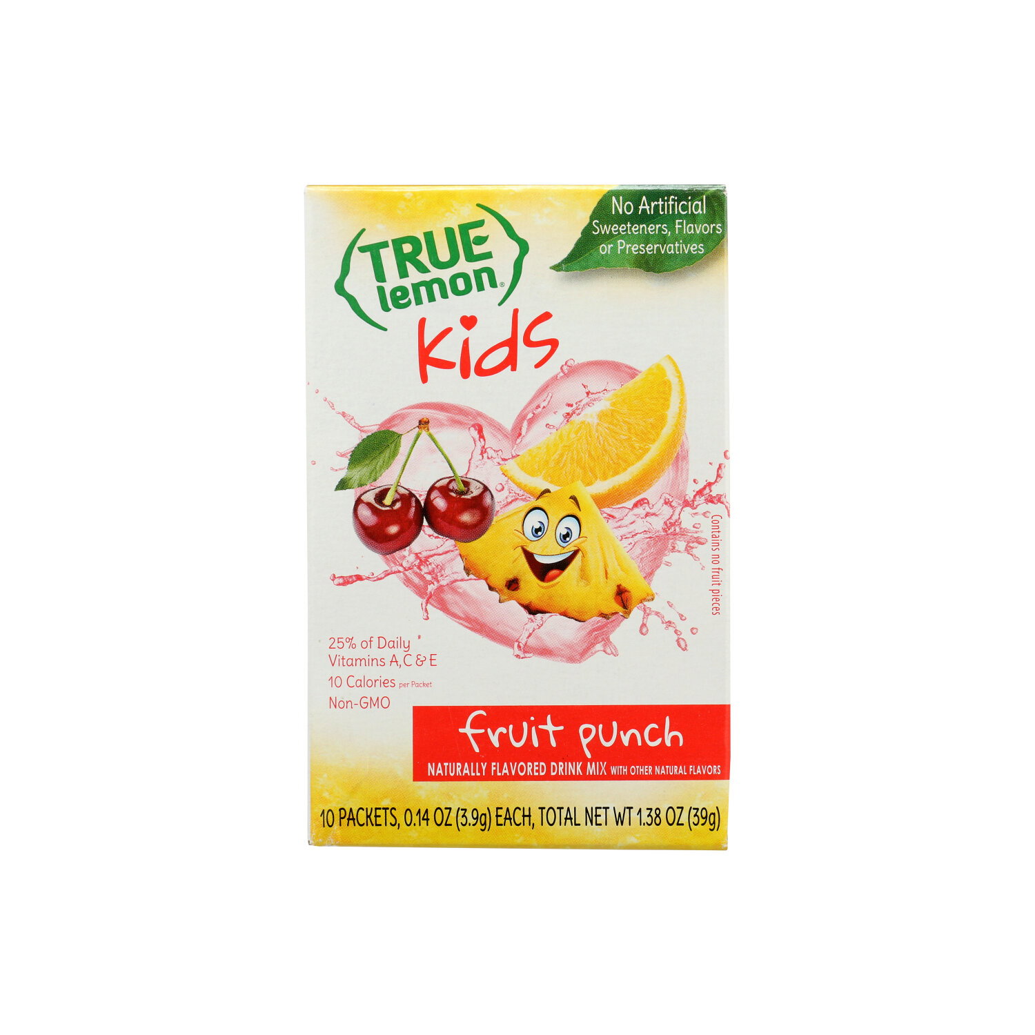True Lemon Kids Fruit Punch Flavored Drink Mix - 0.138 Ounce - 10 Count Image 1 of 2