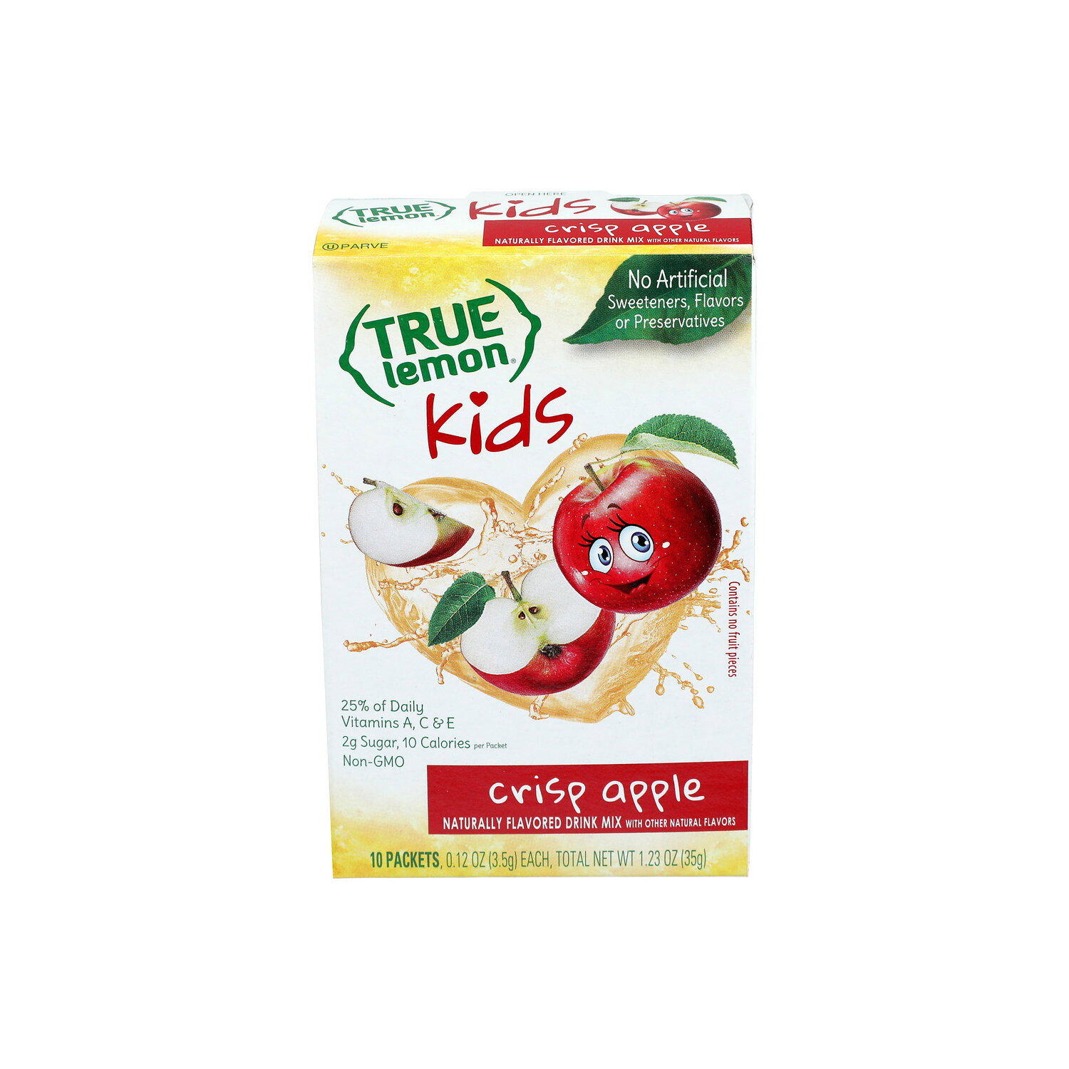 True Lemon Kids Crisp Apple Drink Mix - 0.123 Ounce - 10 Count Image 1 of 4