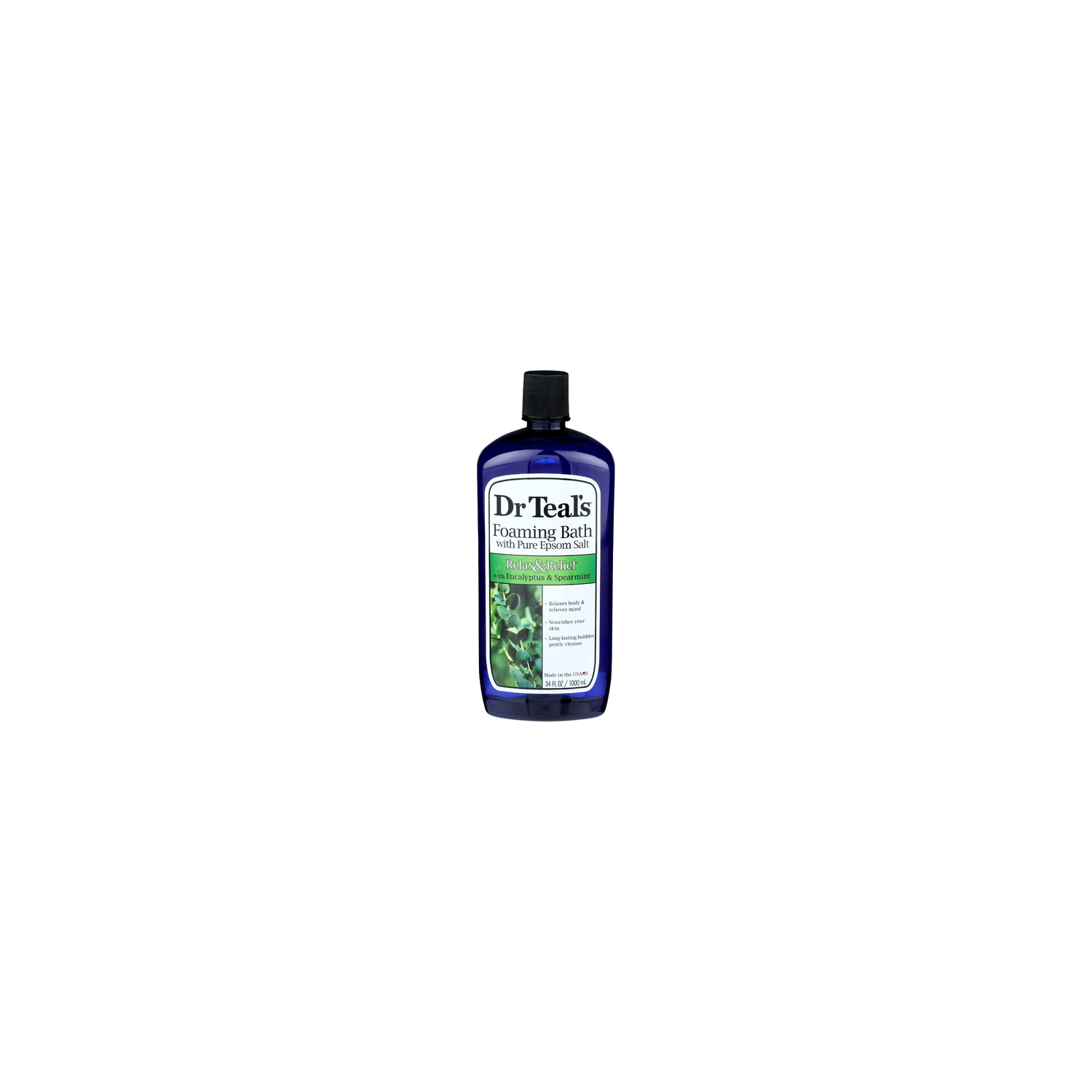 Dr TEAL's With Eucalyptus & Spearmint Relax&relief Foaming Bath - 34 Fluid Ounce Image 1 of 3