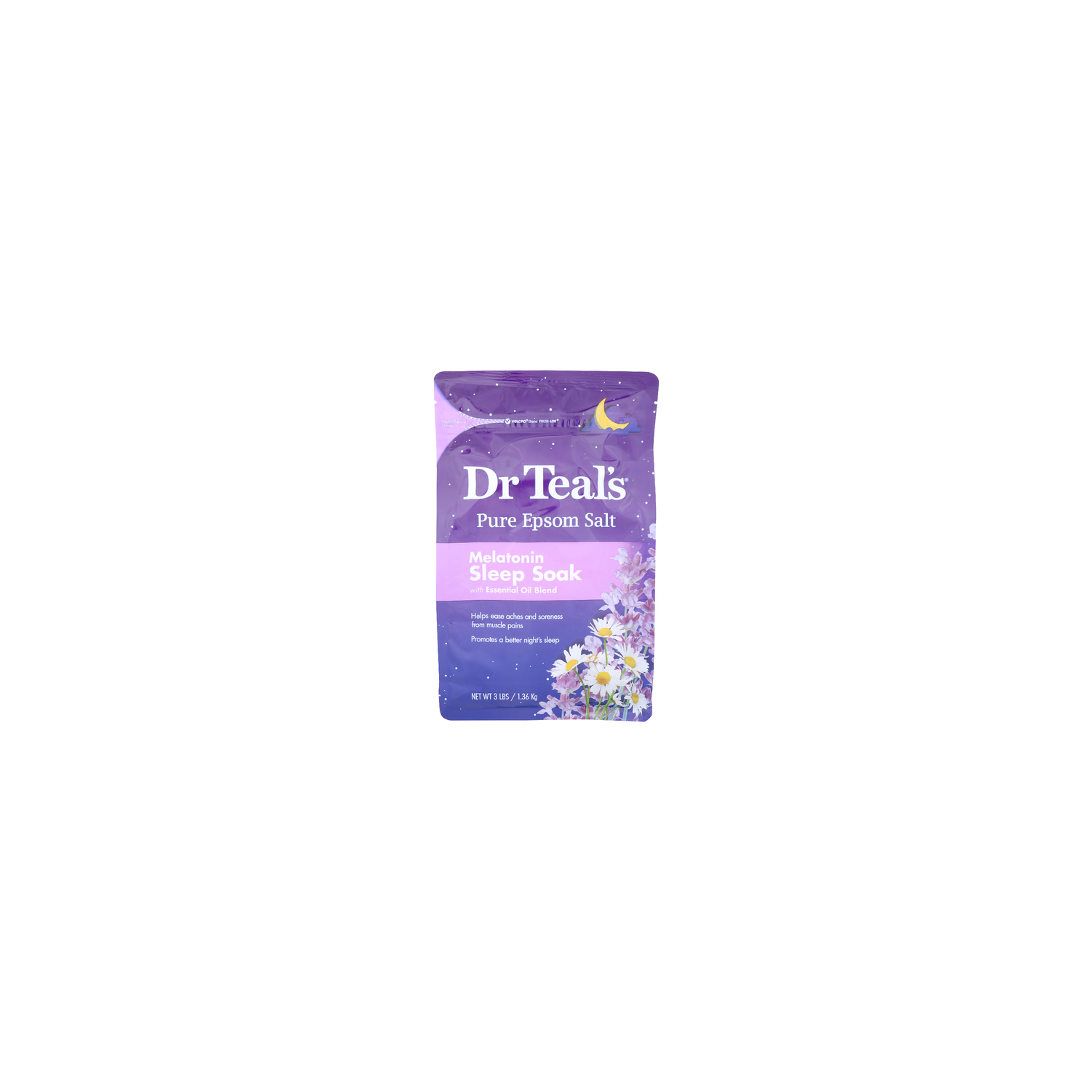 Dr TEAL's Melatonin Sleep Soak Pure Epsom Salt - 3 Pound Image 1 of 3