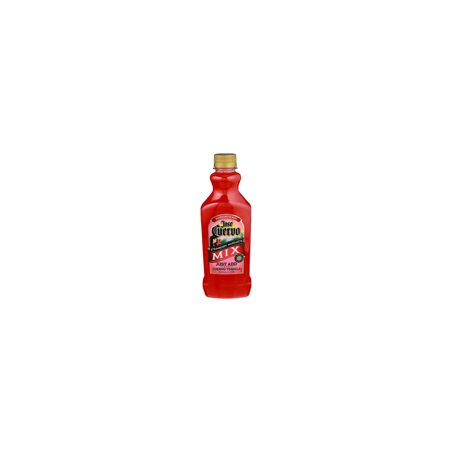 Jose Cuervo Strawberry Margarita Mix - 33.8 Fluid Ounce Image 1 of 4