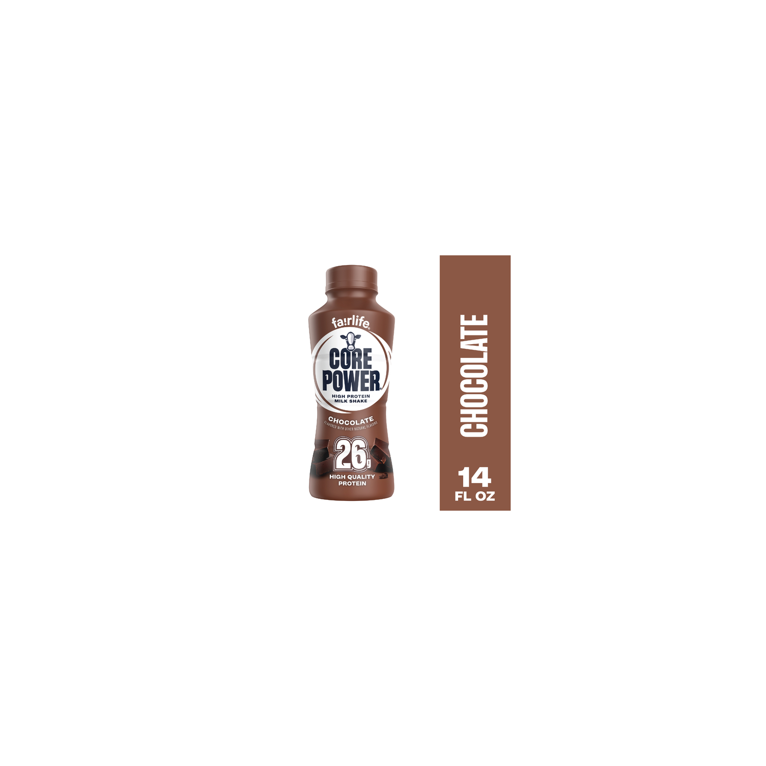 Core Power Chocolate Protein Shake Bottle - 14 Fluid Ounce Image 1 of 4