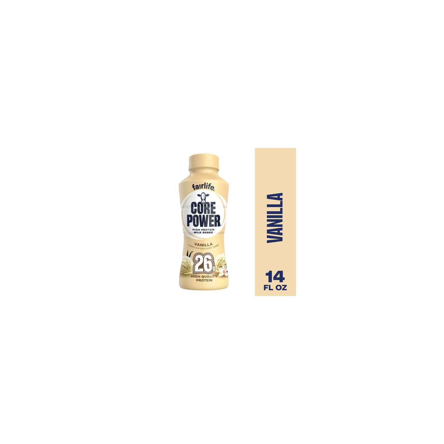 Core Power Vanilla Protein Shake Bottle - 14 Fluid Ounce Image 1 of 4
