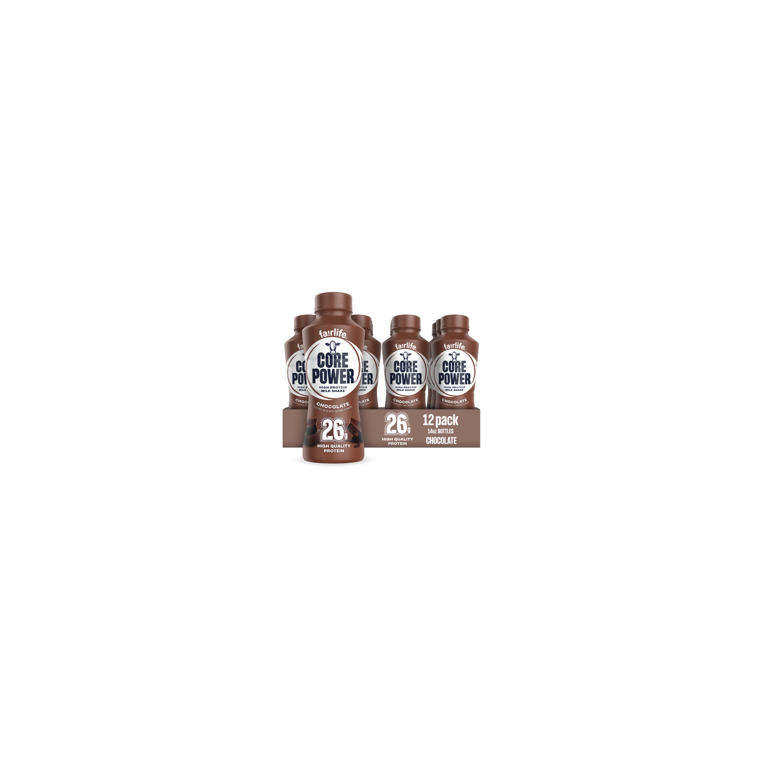 Core Power Chocolate Protein Shake Bottle - 168 Fluid Ounce
