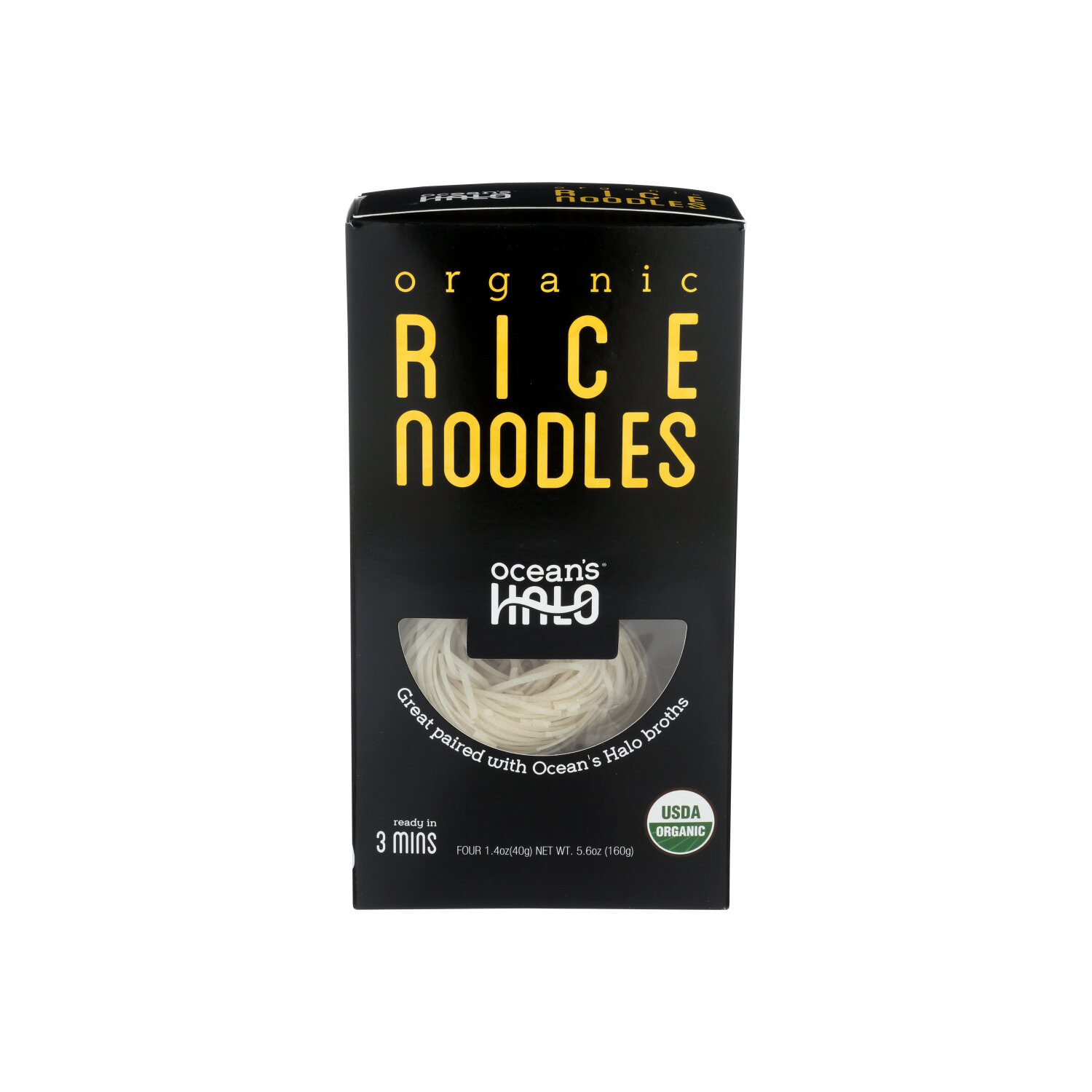 OCEAN's Halo Organic Noodle Rice - 1.4 Ounce - 4 Count Image 1 of 2
