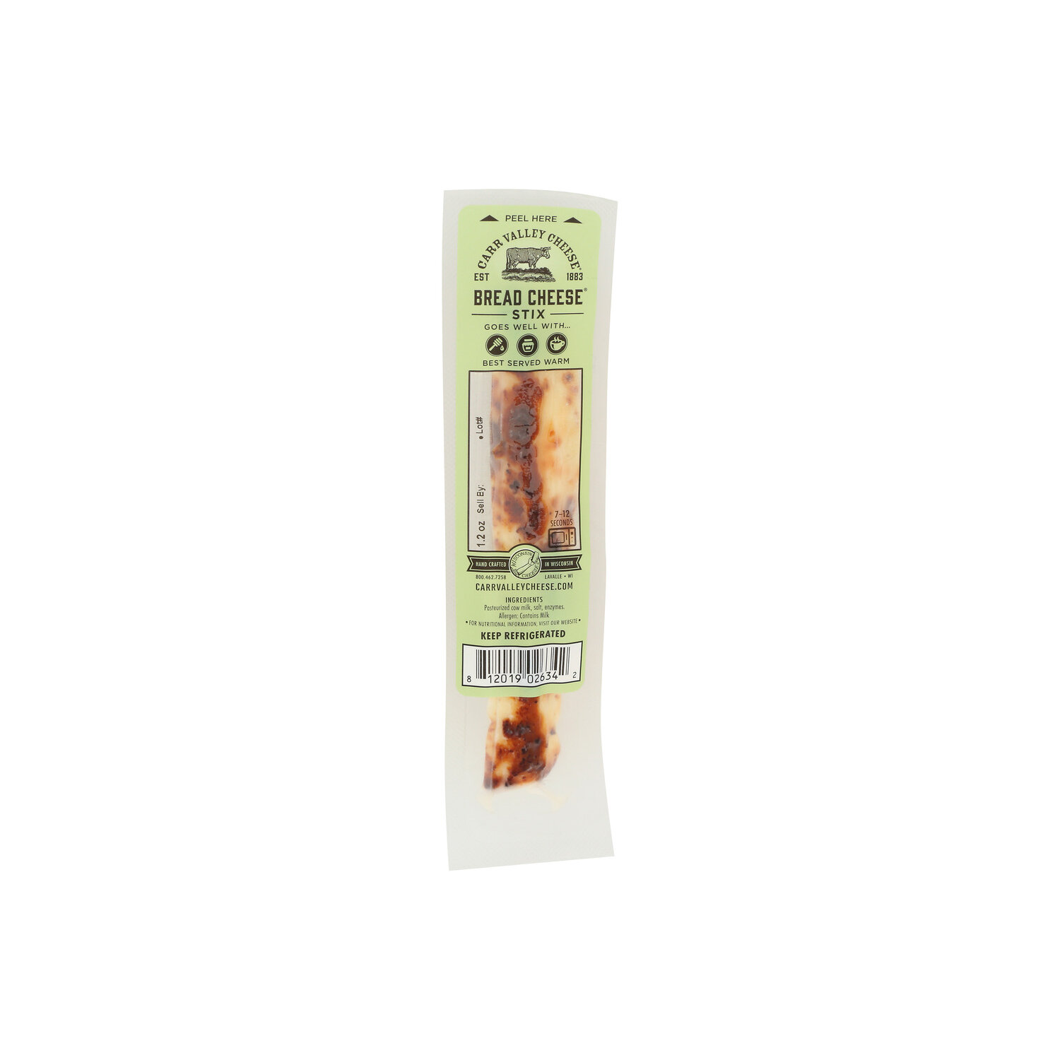 Carr Valley Cheese Clean Buttery Baked Bread Snack Stix - 1.2 Ounce Image 1 of 3