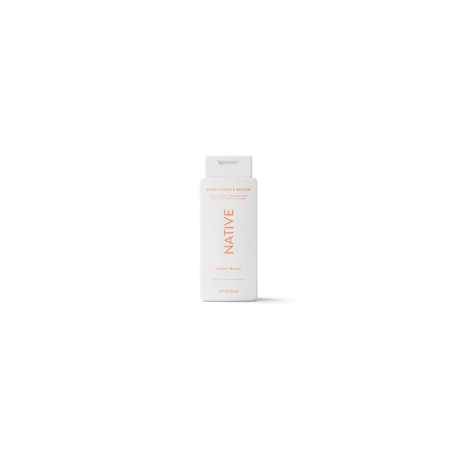 Native Body Wash Sweet Peach & Nectar - 18 Ounce Image 1 of 2