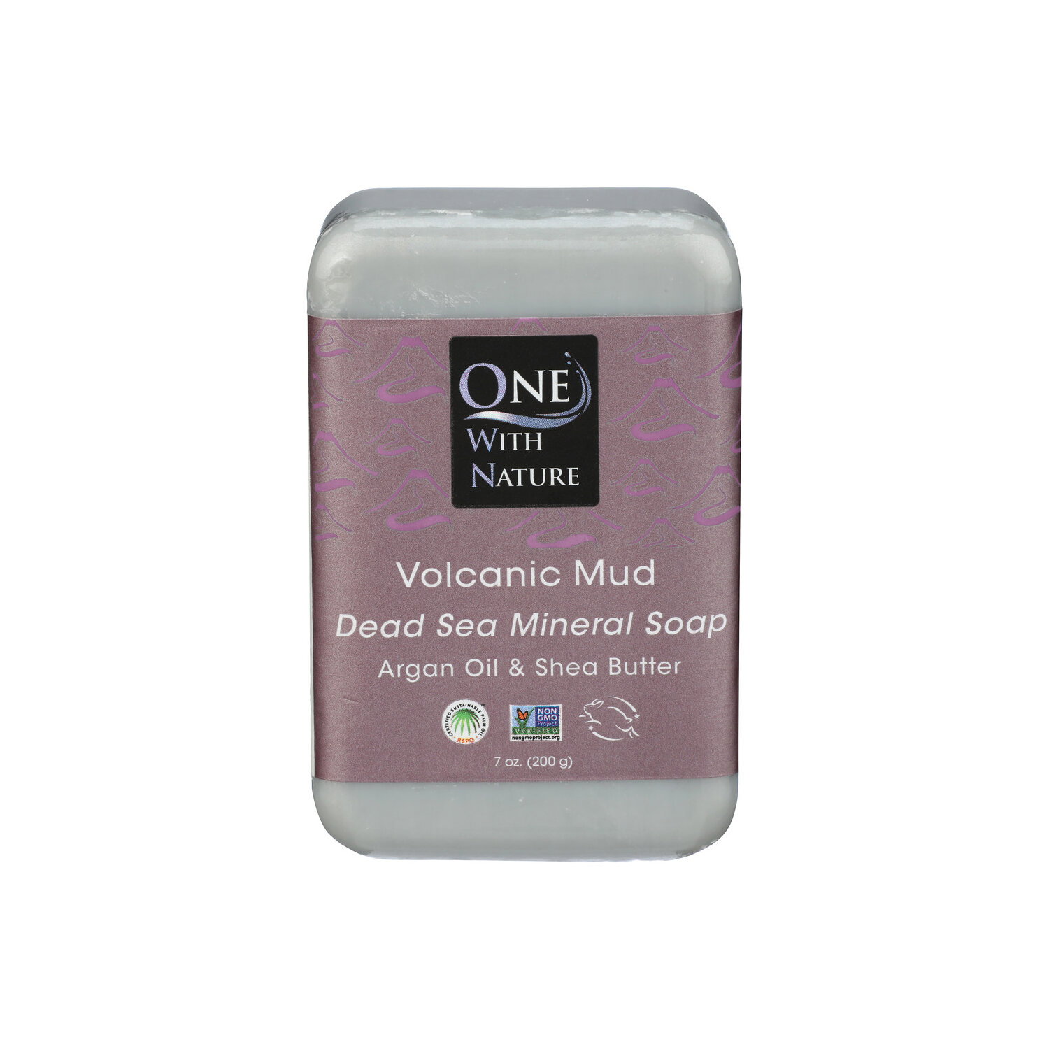 One With Nature Volcanic Mud Bar Soap Dead Sea - 7 Ounce Image 1 of 3