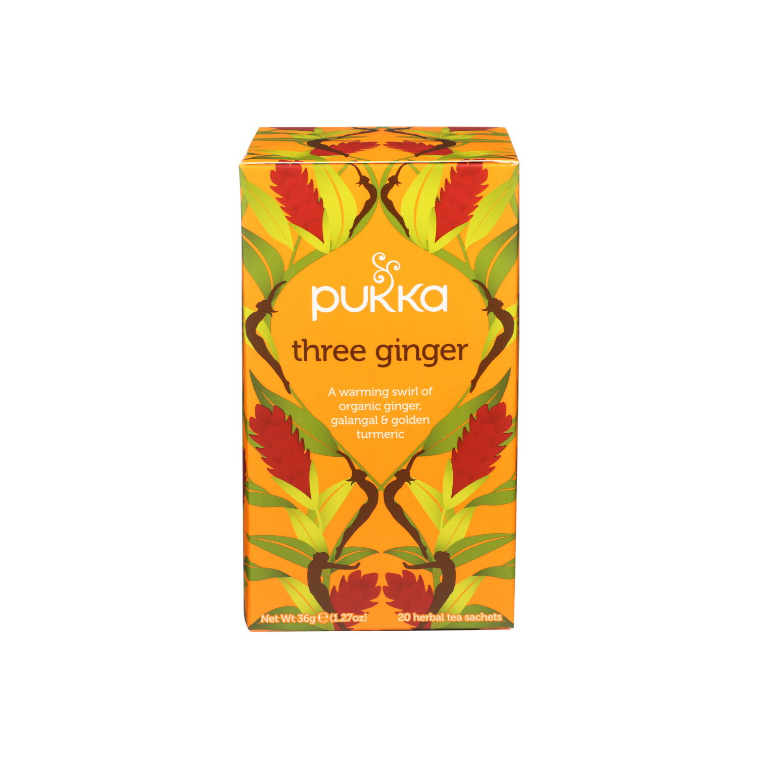 Pukka Three Ginger Organic Herbal Tea - 0.064 Ounce - 20 Count Image 1 of 2