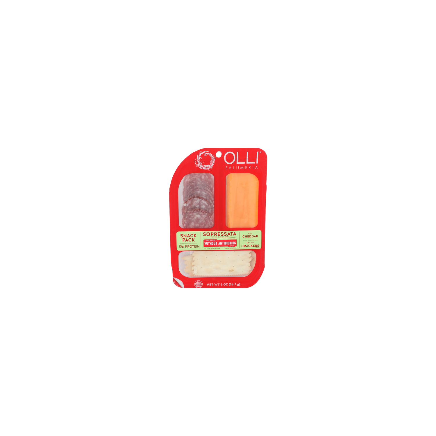 Olli Salumeria Sopressata Snack Pack - 2 Ounce Image 1 of 4