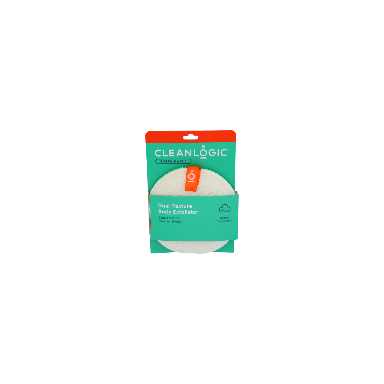 Cleanlogic Sustainable Dual-Texture Body Scrubber - 1 Count Image 1 of 2