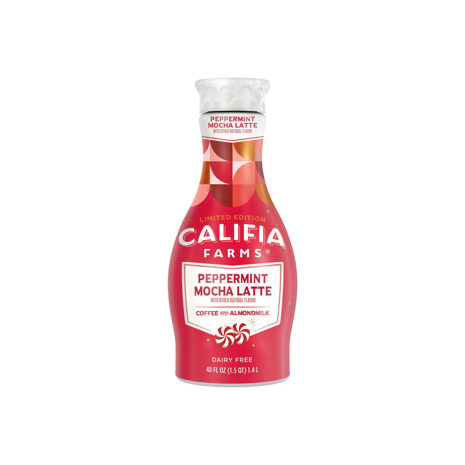 Califia Farms Peppermint Mocha Cold Brew Coffee With Almond Milk - 48 Fluid Ounce Image 1 of 4