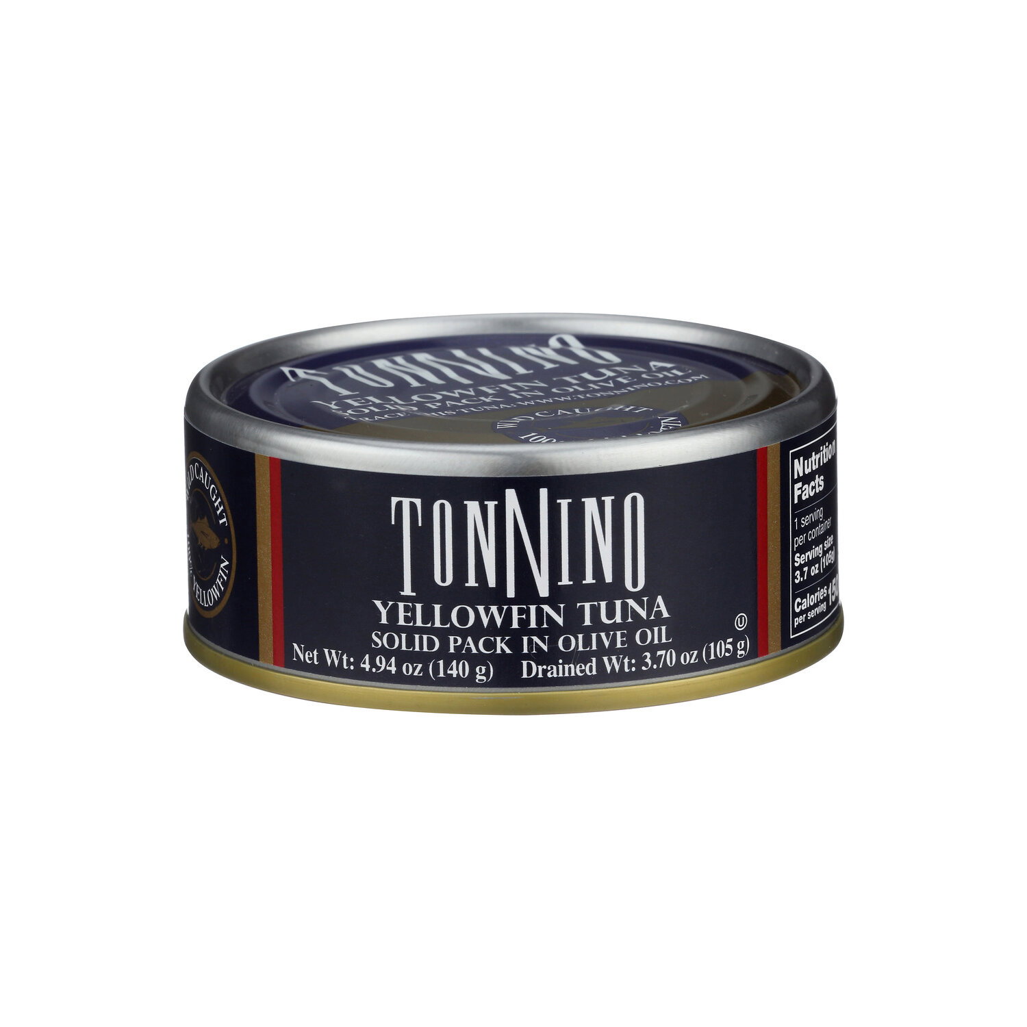 Tonnino In Olive Oil Solid Pack Tuna - 4.94 Ounce Image 1 of 4