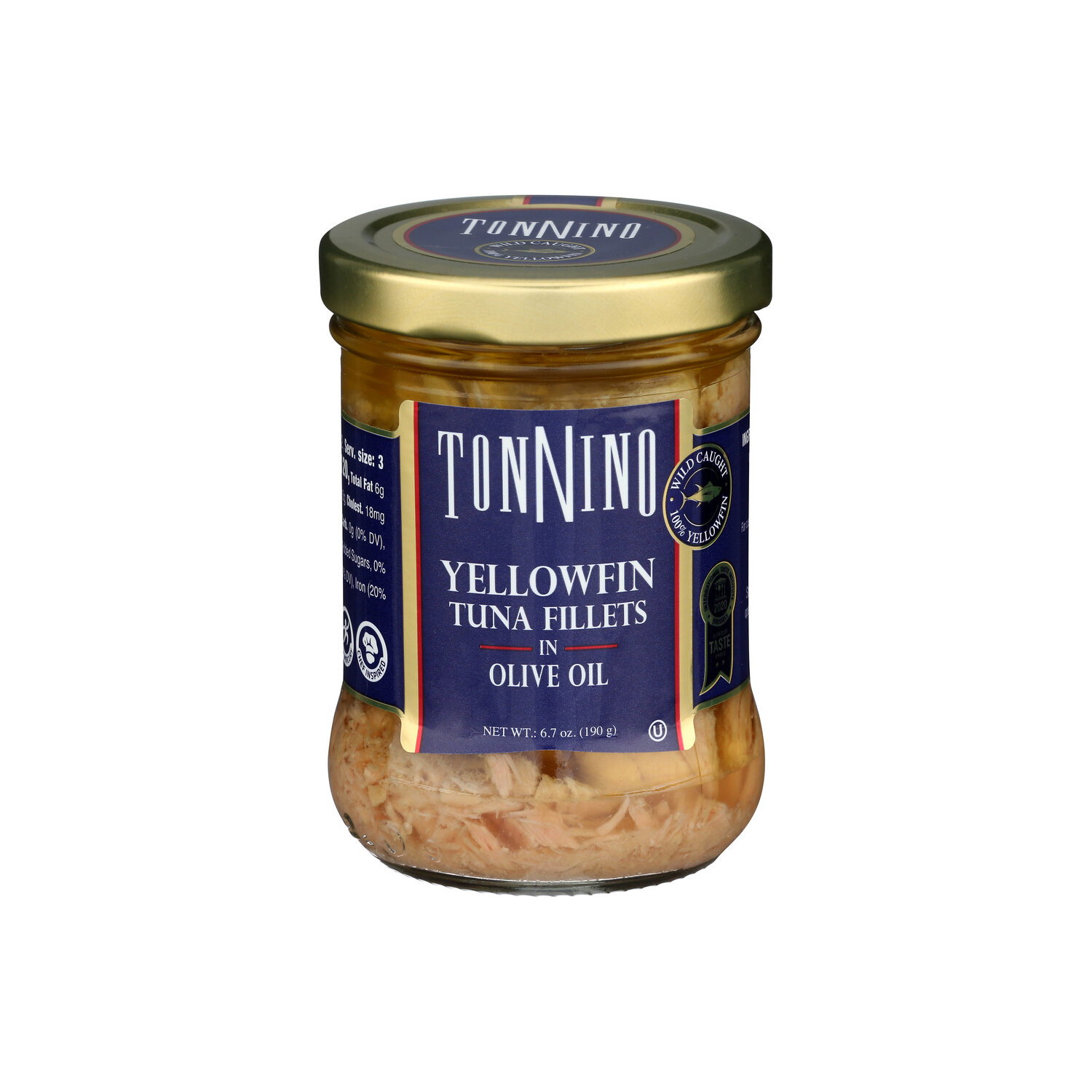 Tonnino Yellowfin Tuna Fillets In Olive Oil - 6.7 Ounce Image 1 of 4