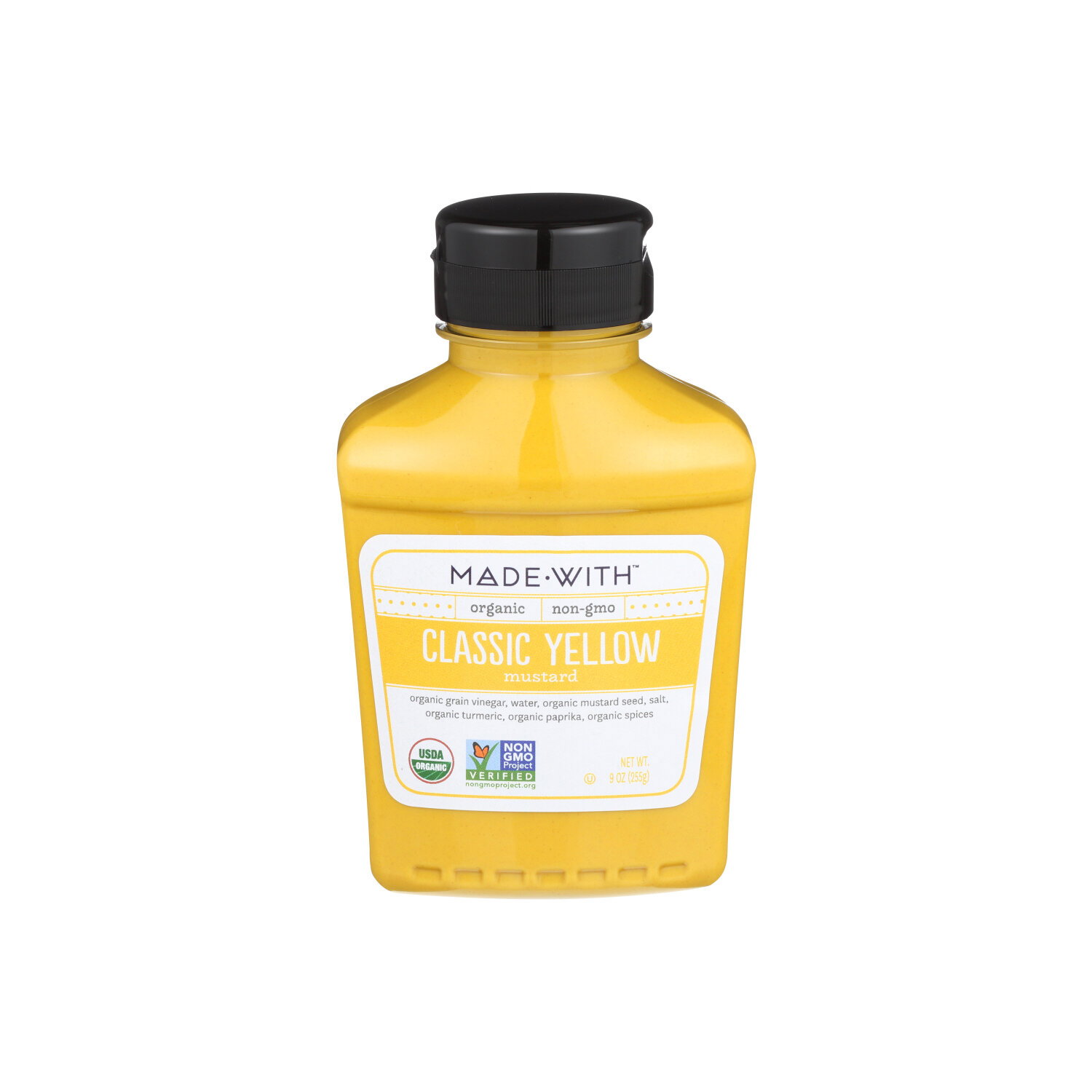MADE-WITH Mustard Classic Yellow - 9 Ounce Image 1 of 2