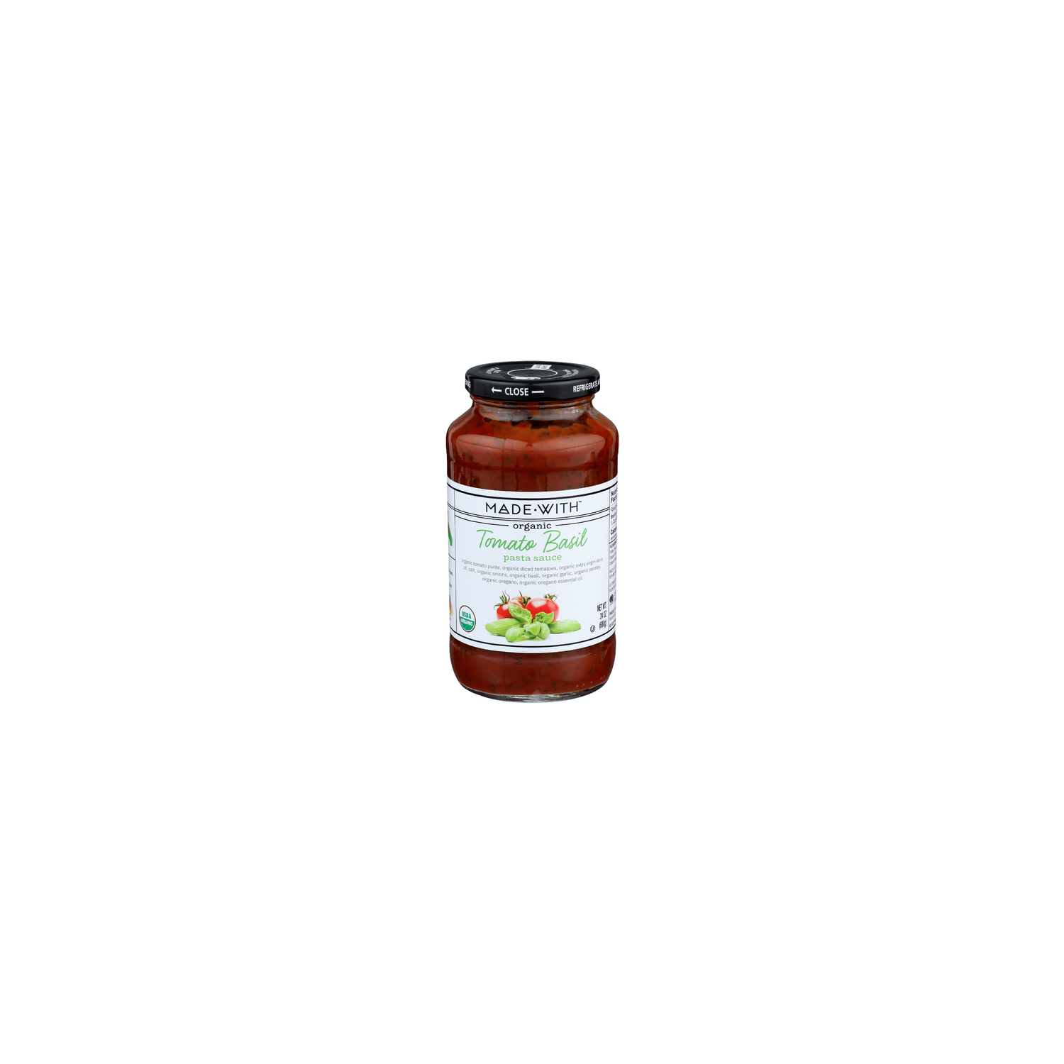 MadeWith Tomato Basil Organic Pasta Sauce - 24 Ounce Image 1 of 4