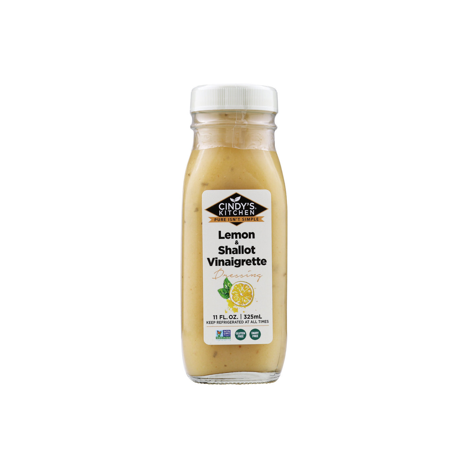 CINDY'S KITCHEN Lemon & Shallot Vinaigrette - 11 Fluid Ounce Image 1 of 4