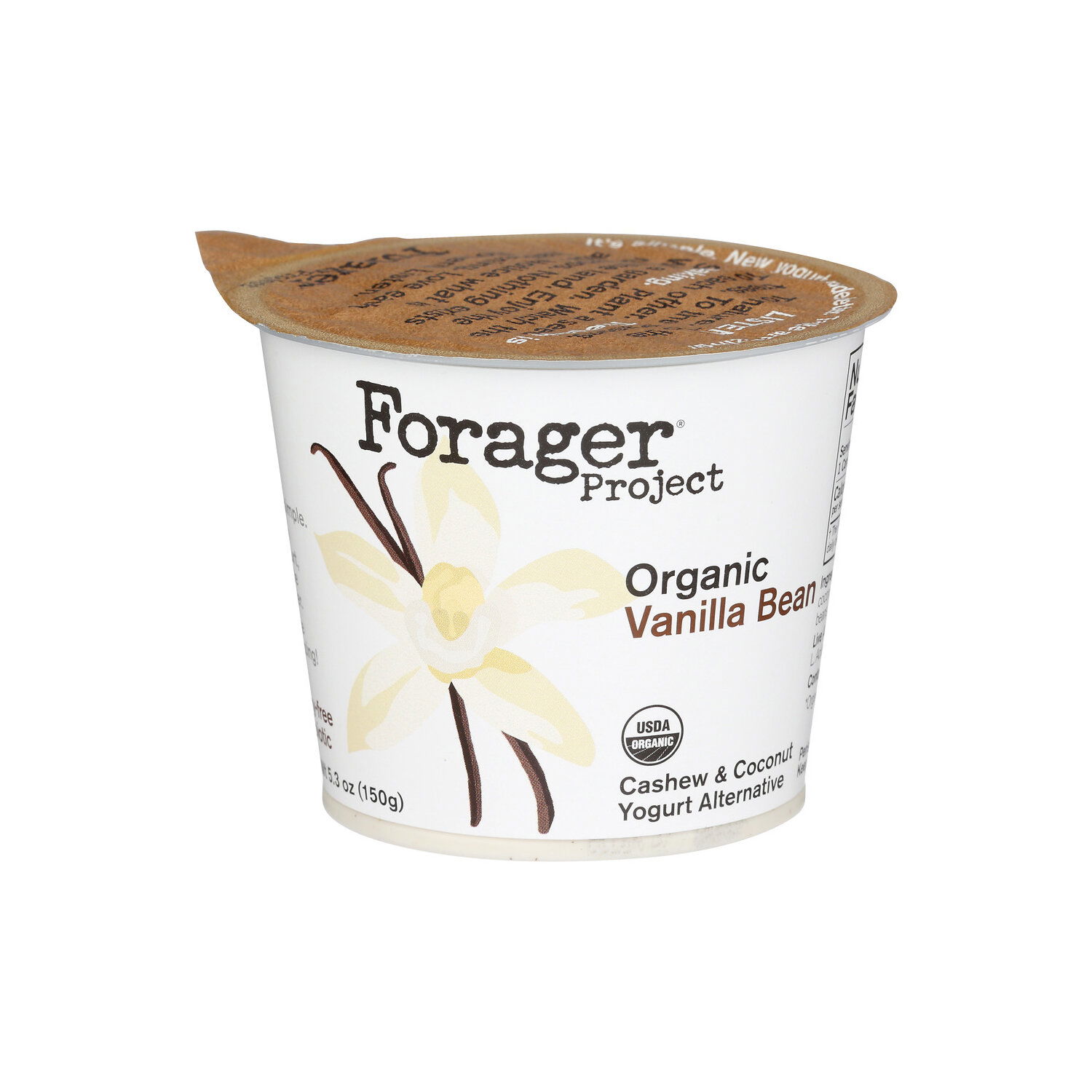 ꧁⋆megmilk⋆꧂ Forager Project Vanilla Bean Cashewmilk Yogurt - 5.3 Ounce