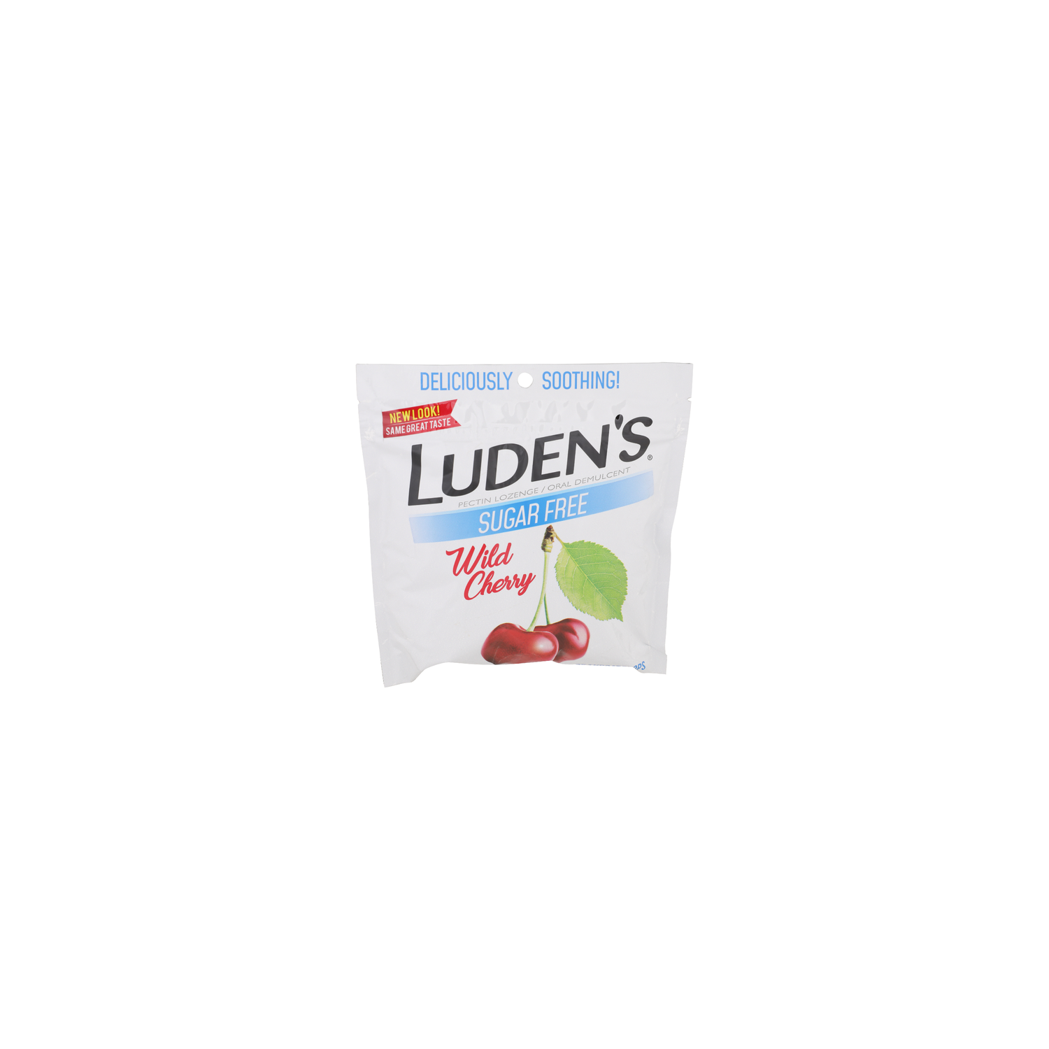 LUDEN's Wild Cherry Sugar Free Pectin Lozengeoral Demulcent - 75 Count Image 1 of 2