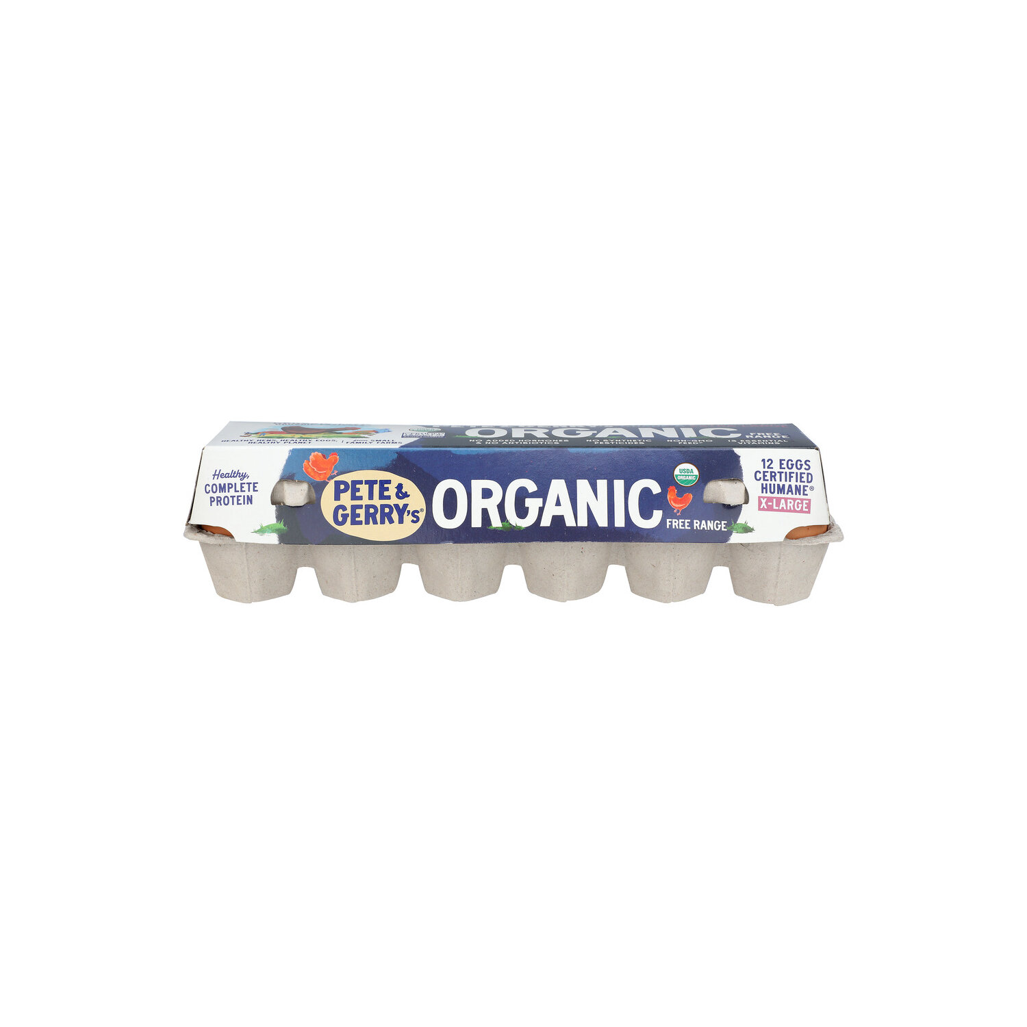 Pete And GERRY's Organic Xl Eggs Jerry's Extra Large - 12 Count Image 1 of 4
