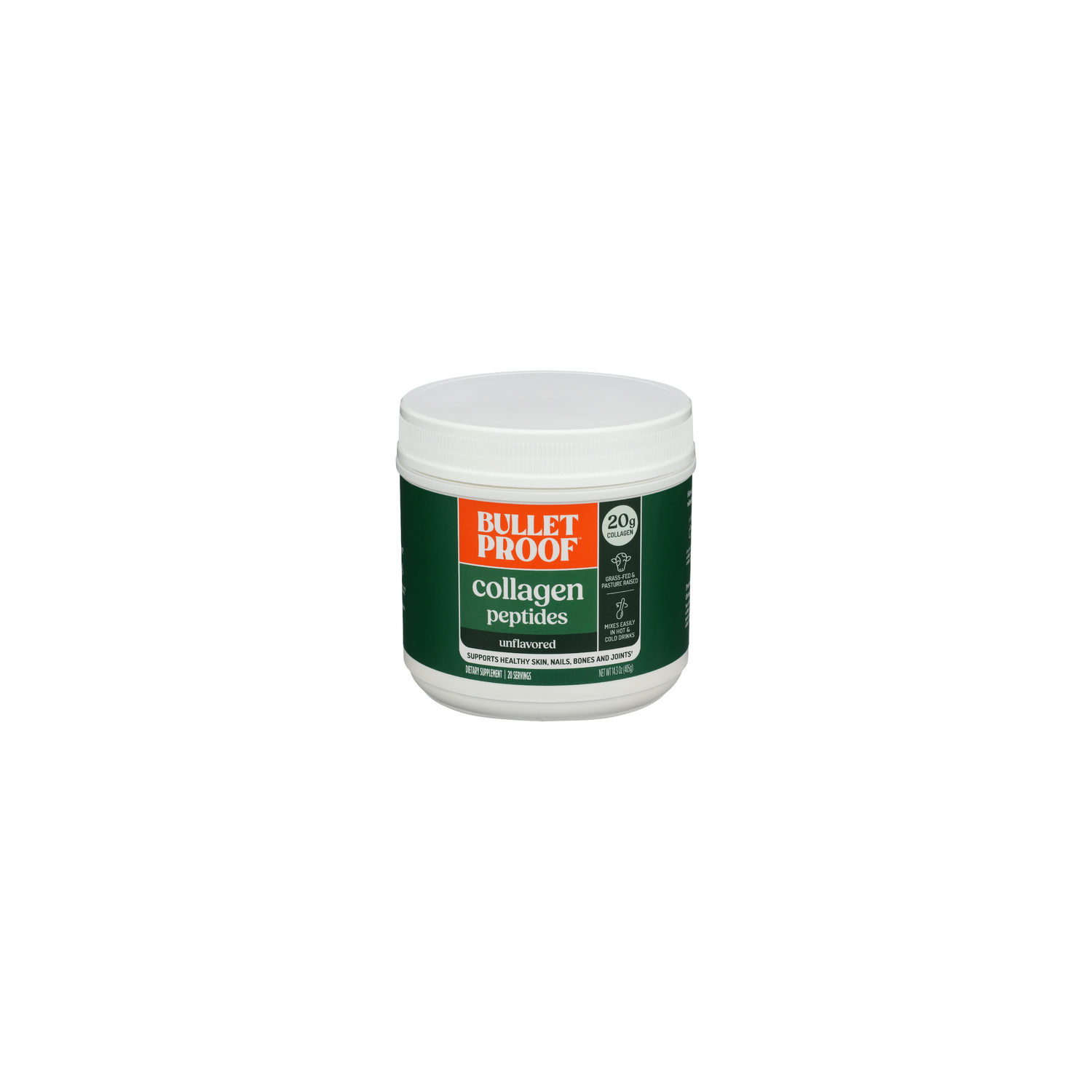 Bulletproof Unflavored Collagen Protein - 14.3 Ounce Image 1 of 3