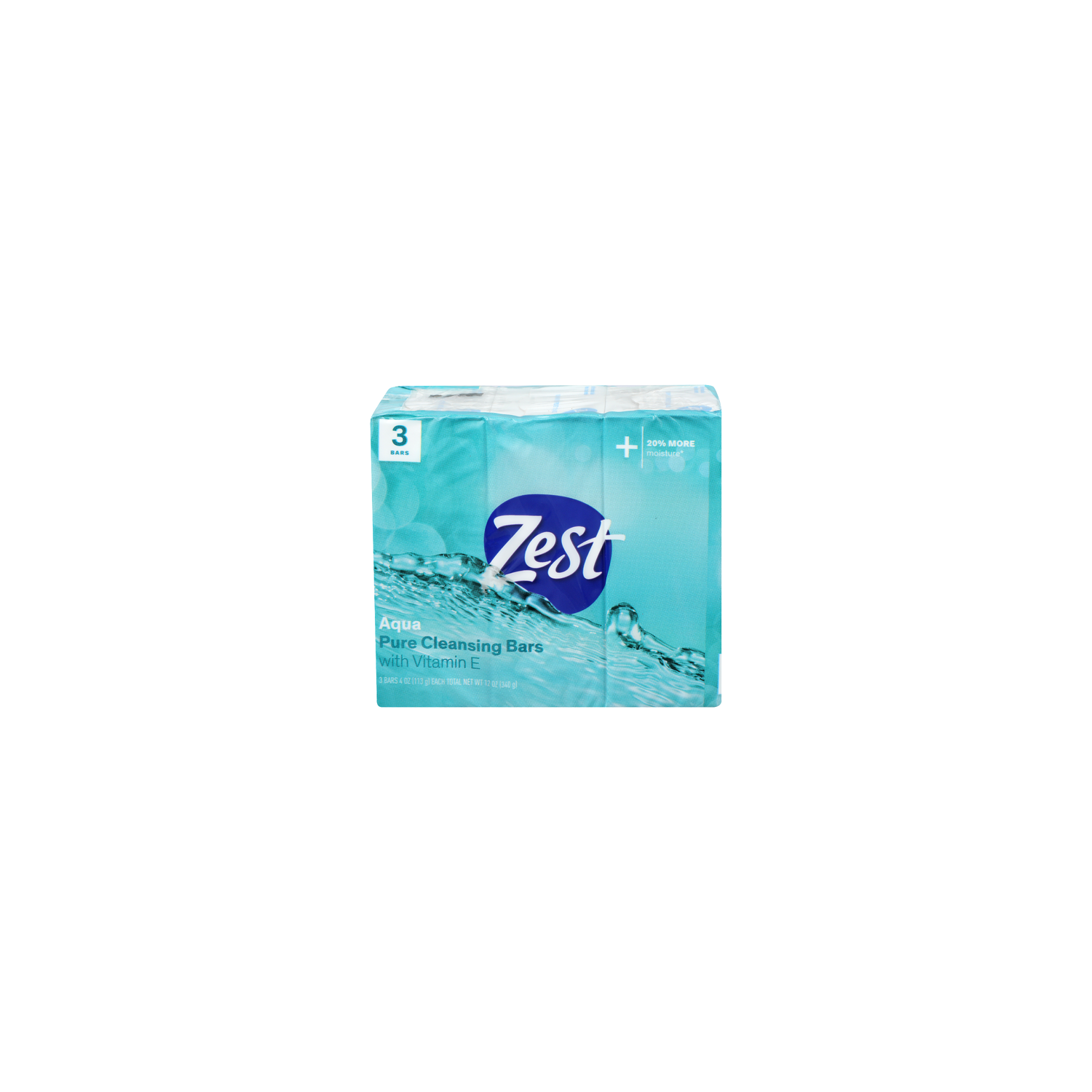 Zest With Vitamin E Pure Cleansing Bars - 4 Ounce - 3 Count Image 1 of 3