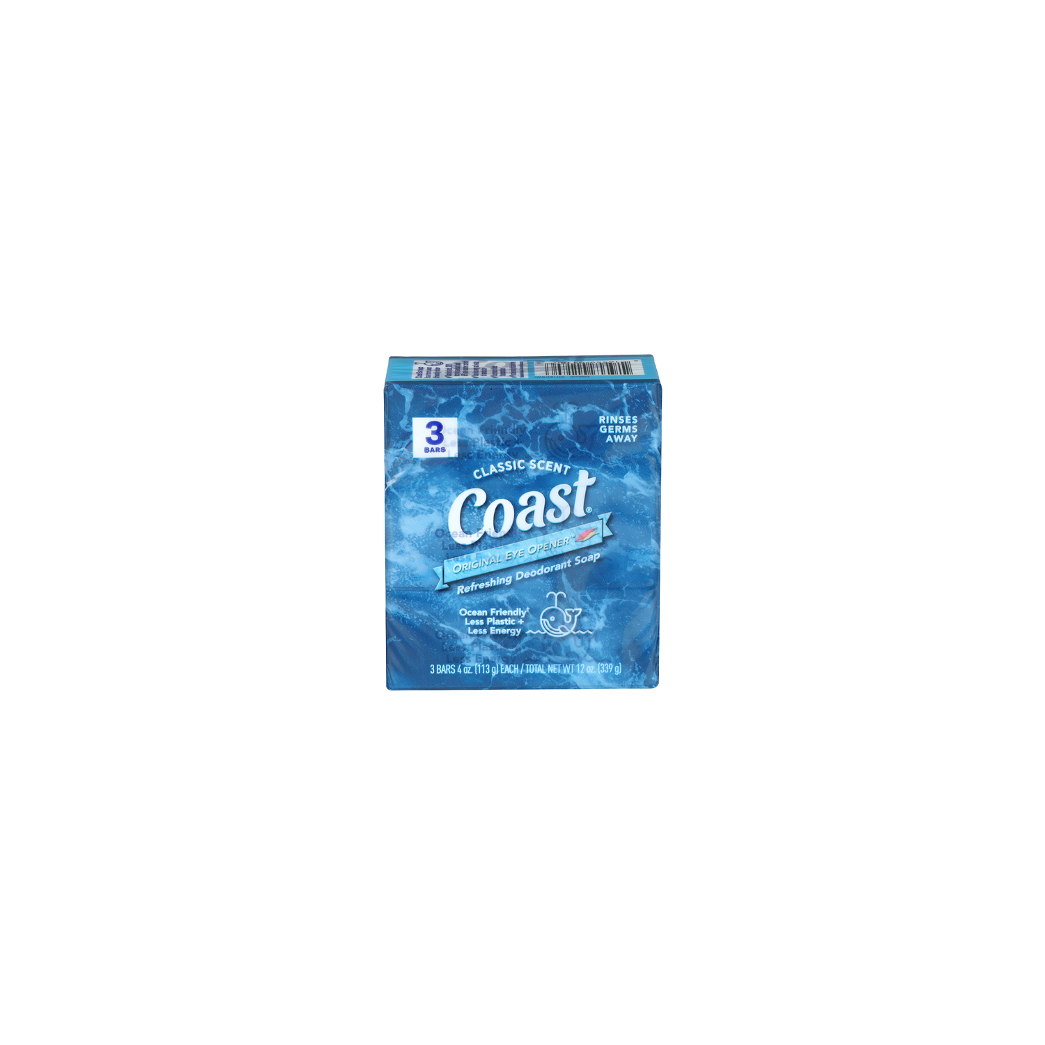 Coast Classic Scent Refreshing Deodorant Soap - 4 Ounce - 3 Count Image 1 of 4