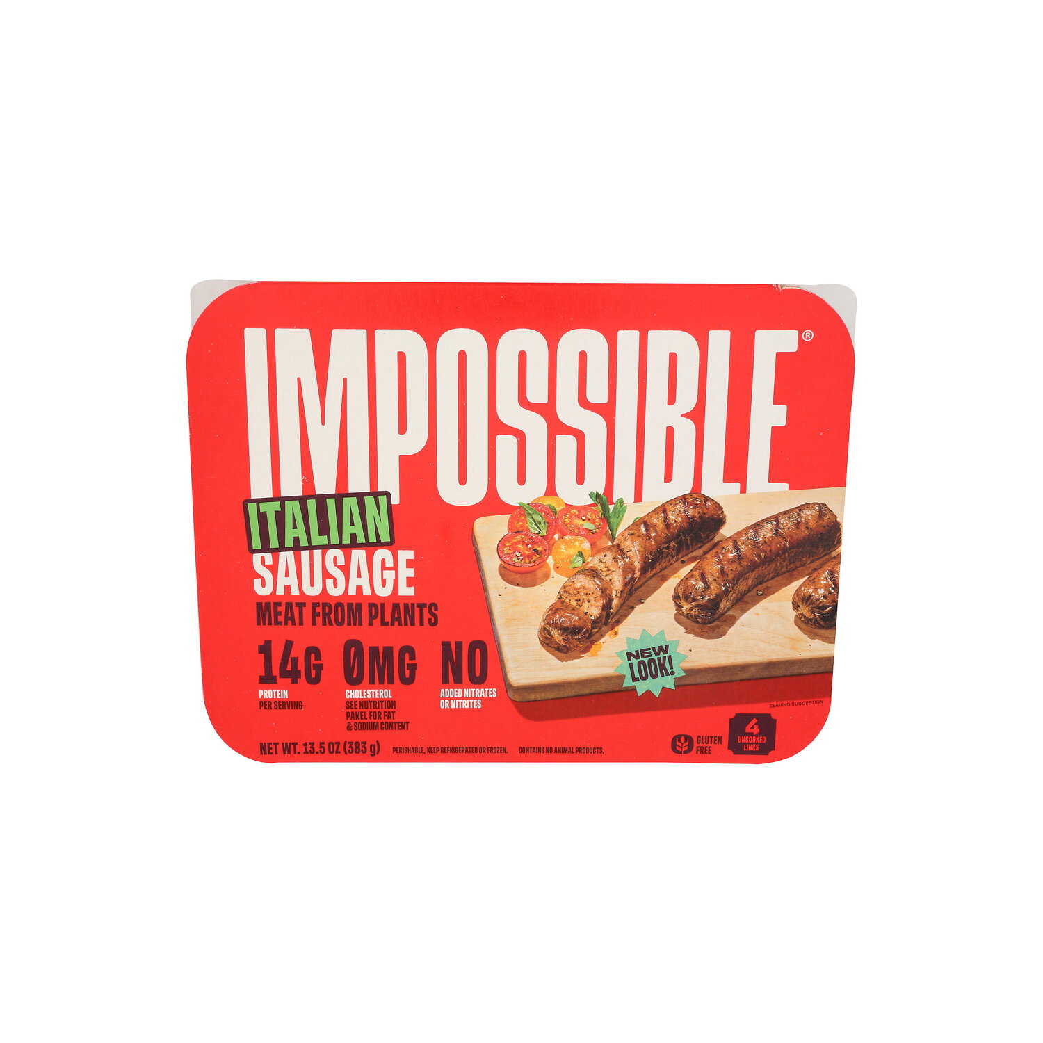 Impossible Italian Sausage Made From Plants, Italian, 4 Links - 3.375 Ounce - 4 Count Image 1 of 4
