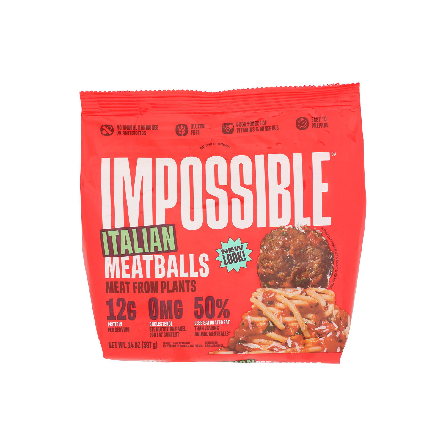 Impossible Plant Based Italian Meatballs - 14 Ounce Image 1 of 4