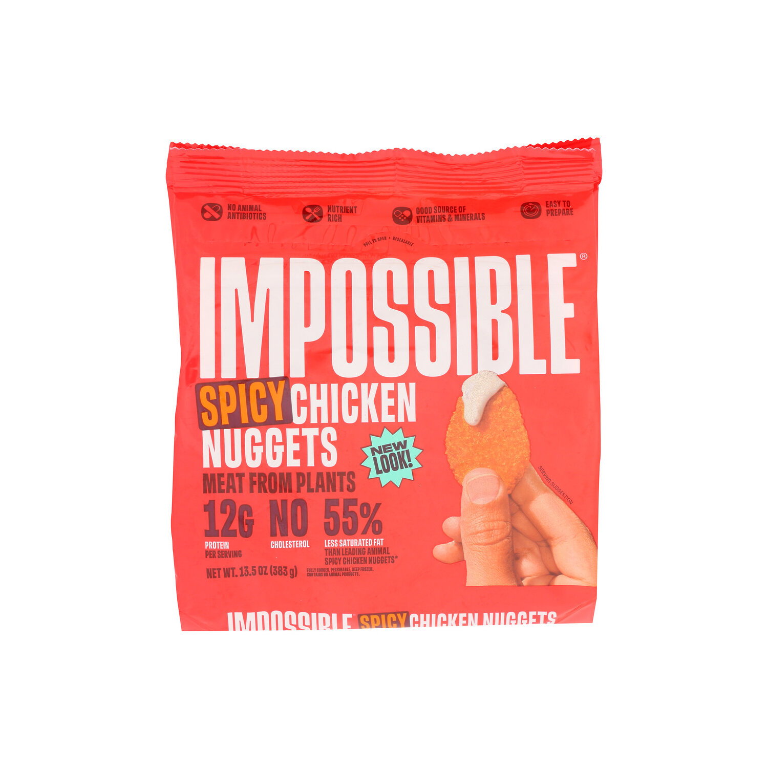 Impossible Foods Spicy Chicken Nuggets Made From Plants, Spicy