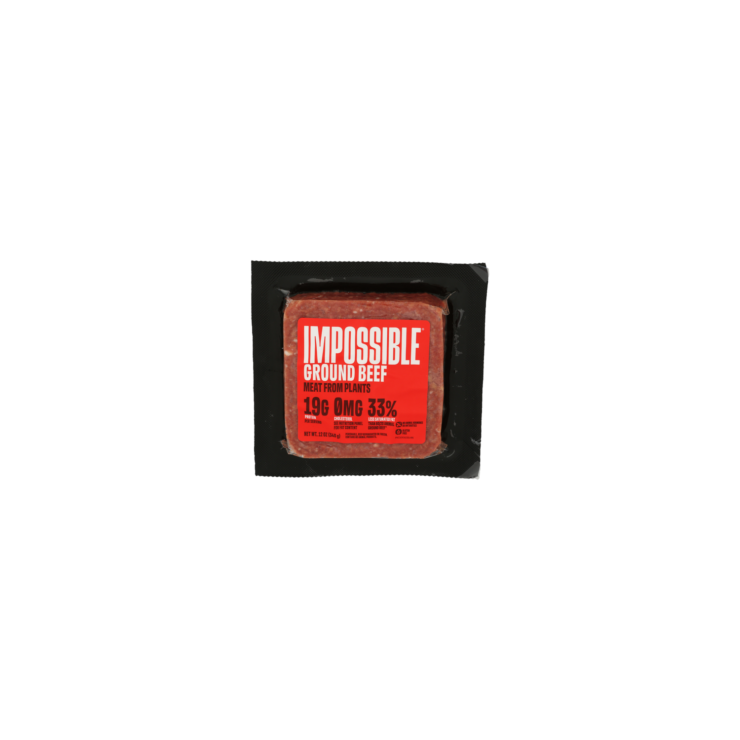 Impossible Foods Beef Made From Plants, Ground - 12 Ounce Image 1 of 4