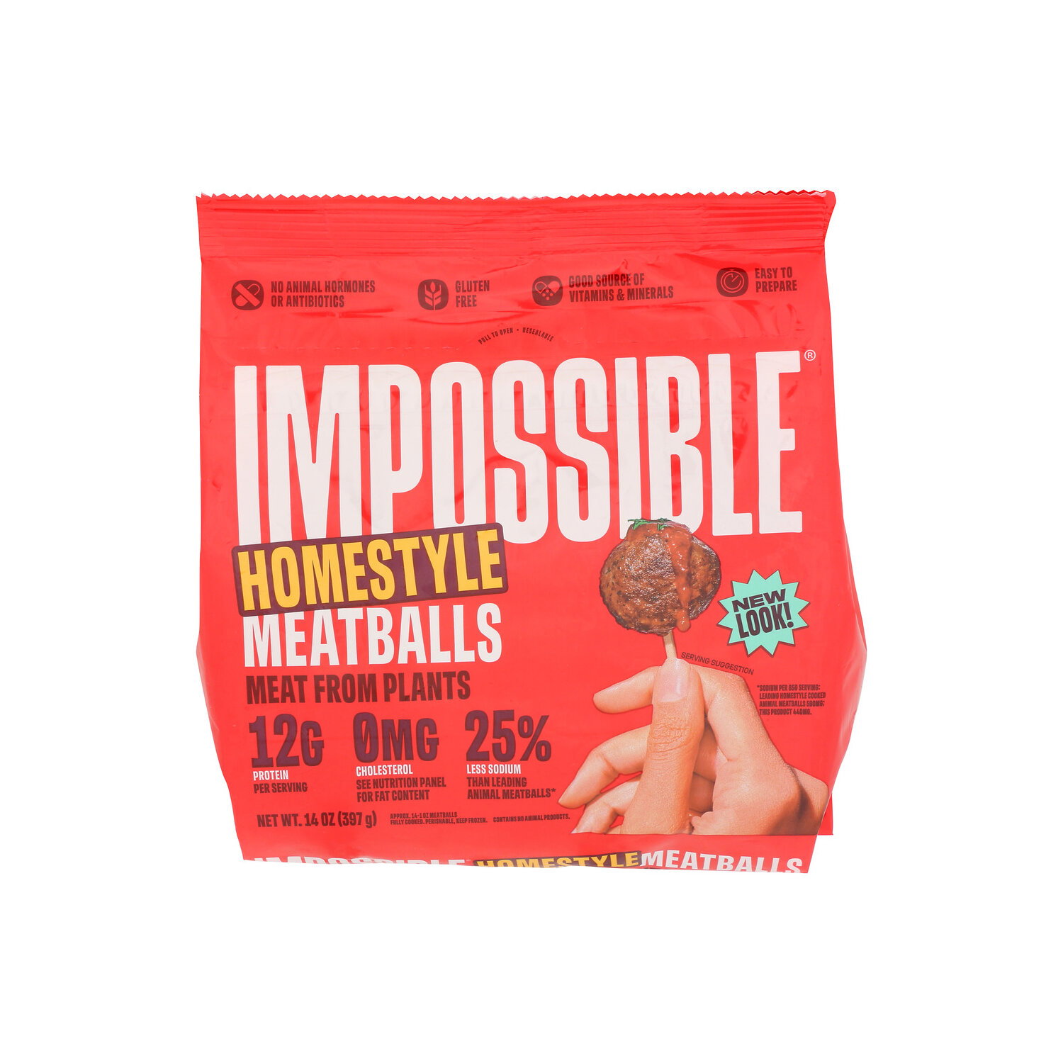 Impossible Tm Meatballs Made From Plants - 14 Ounce Image 1 of 4