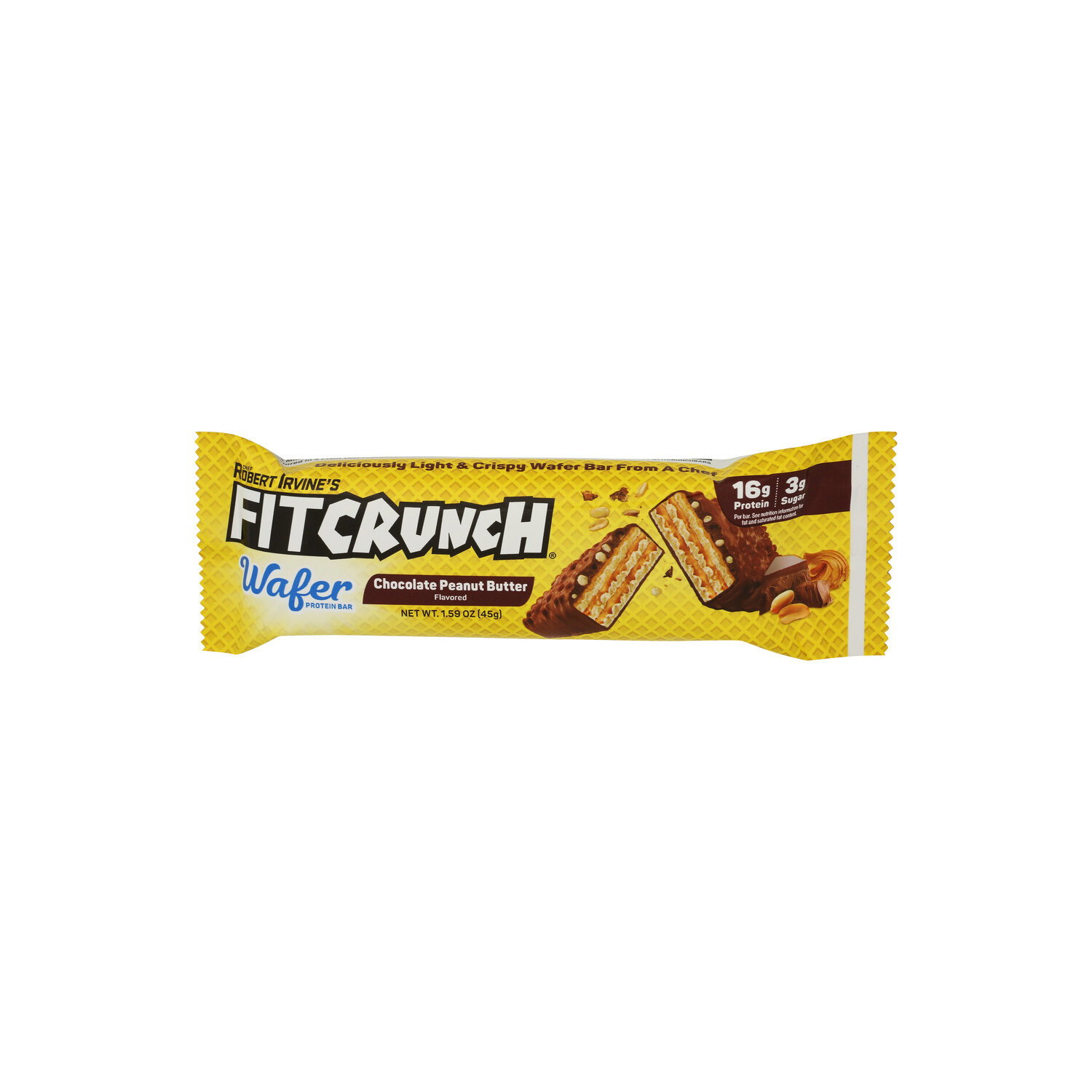 Fitcrunch Chocolate Peanut Butter Fit Crunch Wafer Bar - 1.59 Ounce Image 1 of 4