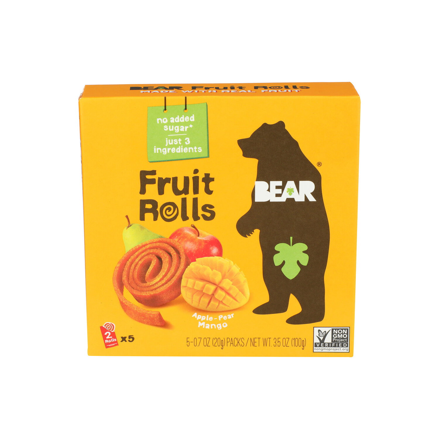 Bear Yoyos Fruit Rolls Mango Multipack - 0.7 Ounce - 5 Count Image 1 of 3
