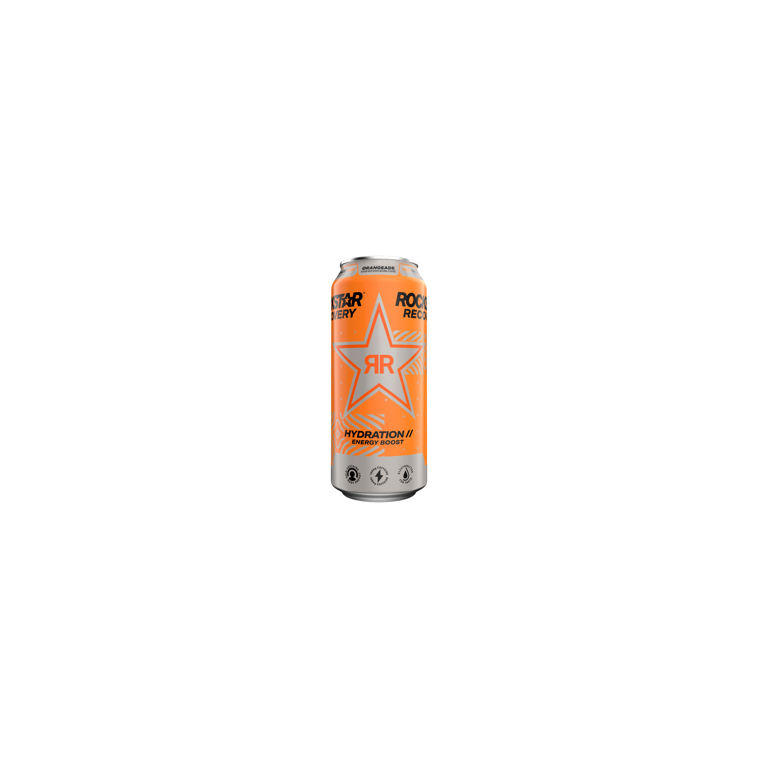 Rockstar Recovery Energy Drink Orangeade - 16 Fluid Ounce