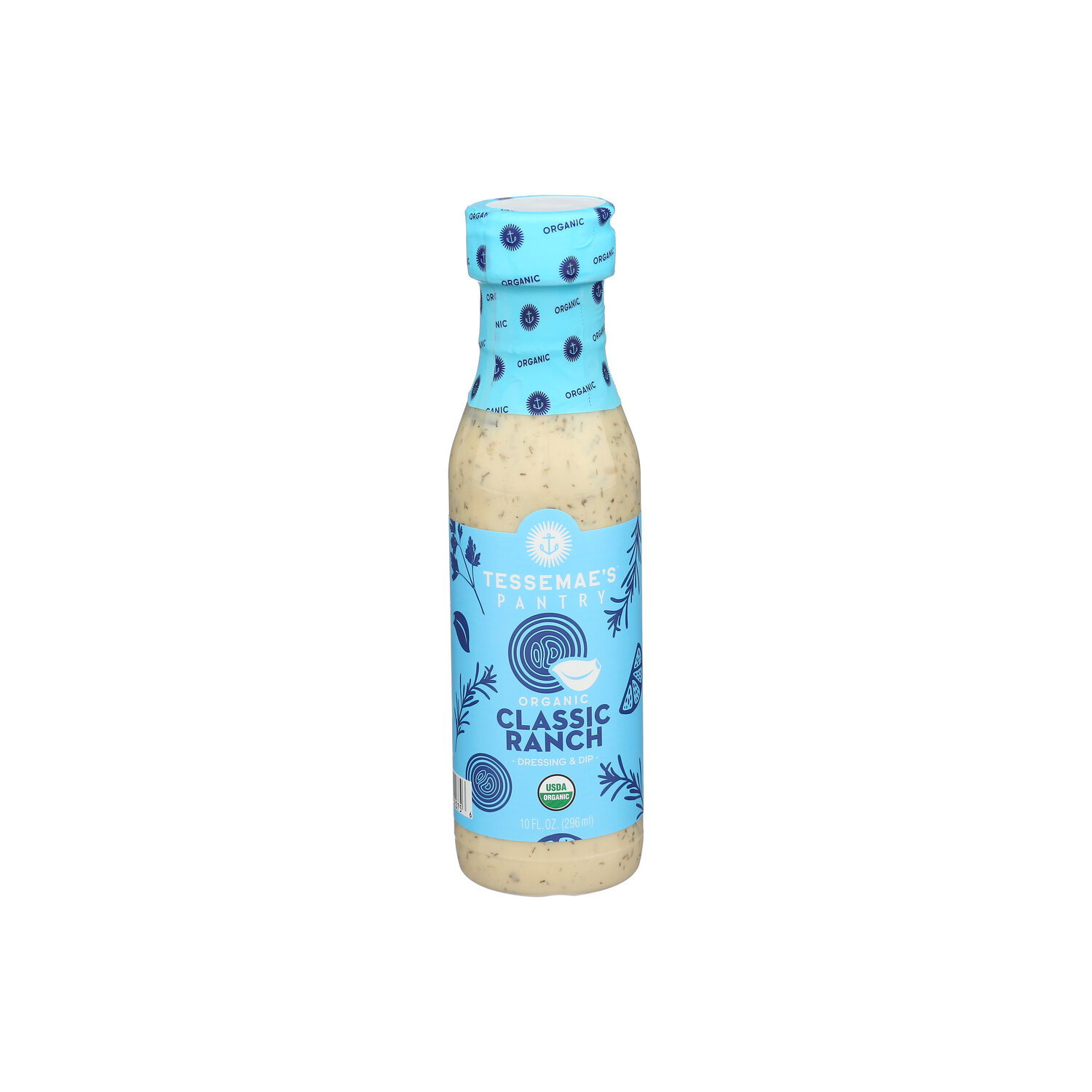 TESSEMAE's Organic Pantry Classic Ranch Shelf Stable - 10 Fluid Ounce -  Super 1 Foods