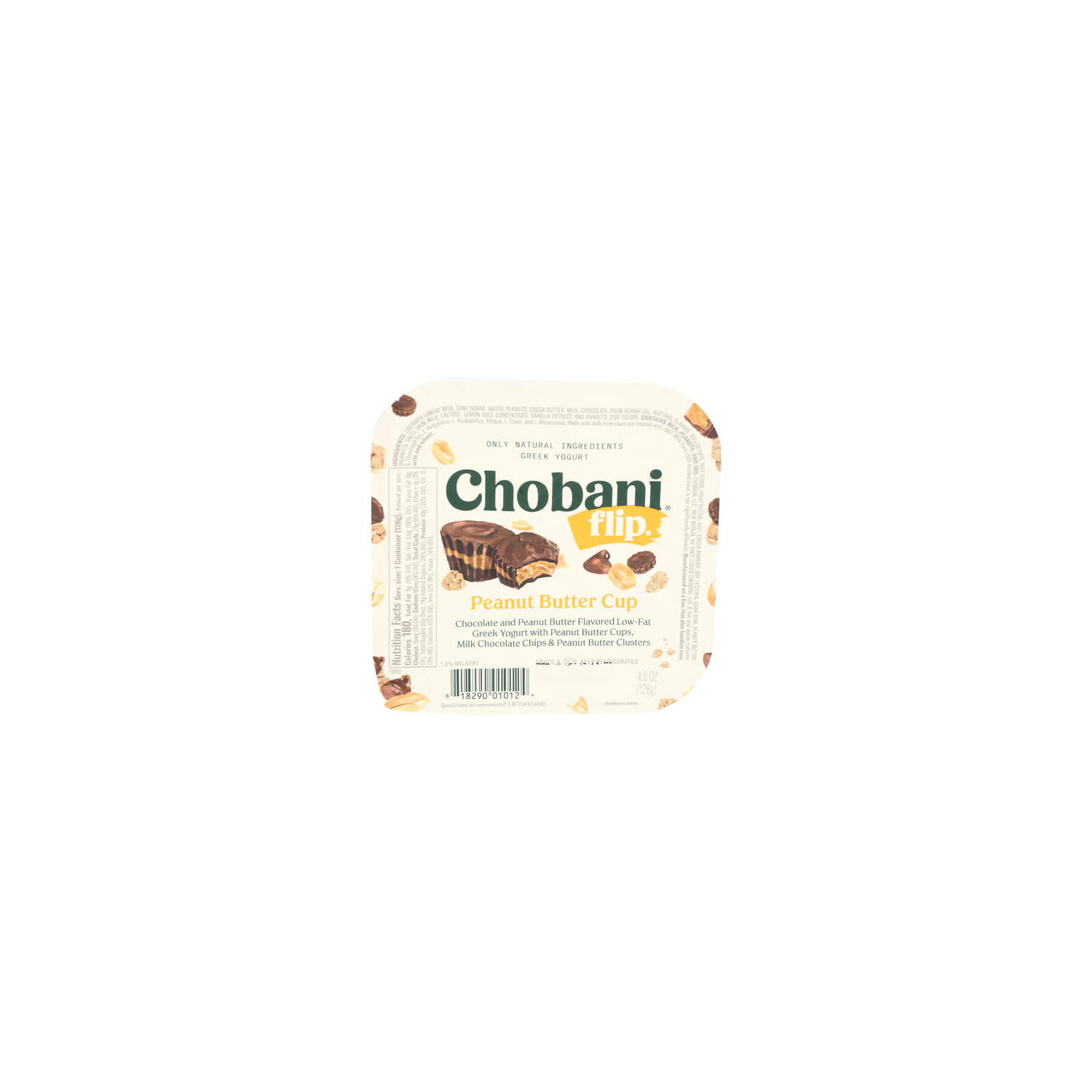 Chobani Flip Lowfat Peanut Butter Cup Greek Yogurt - 4.5 Ounce Image 1 of 3
