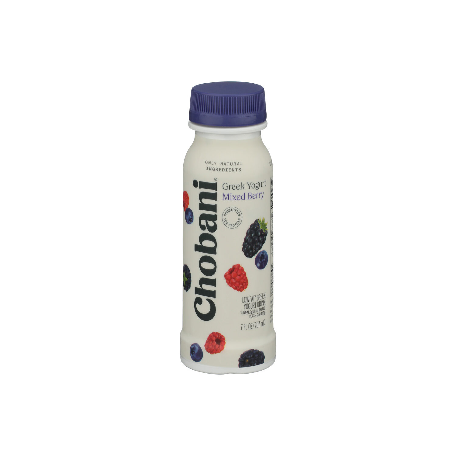 Chobani Mixed Berry Low-Fat Greek Yogurt Drink - 7 Fluid Ounce