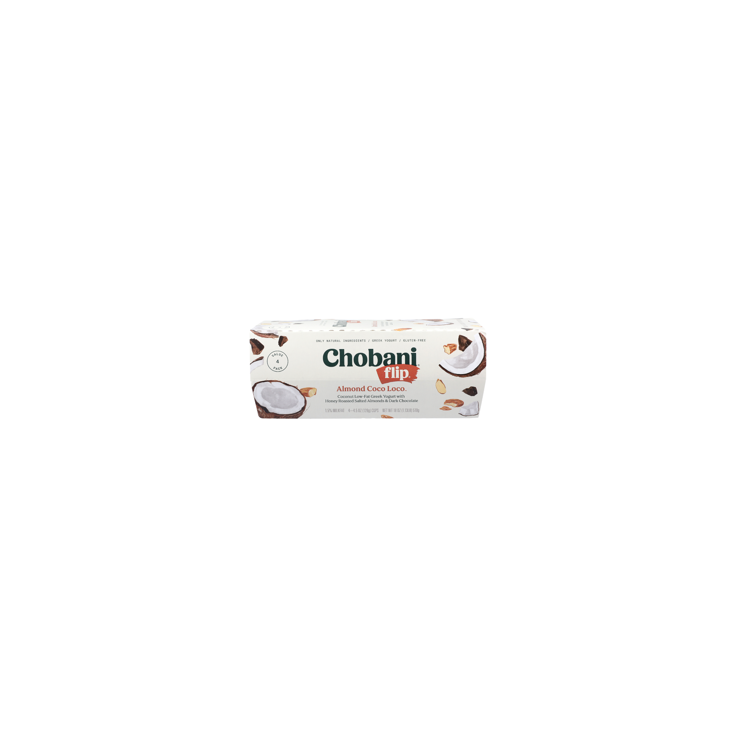 Chobani Flip Flip Almond Coco Loco - 4.5 Ounce - 4 Count