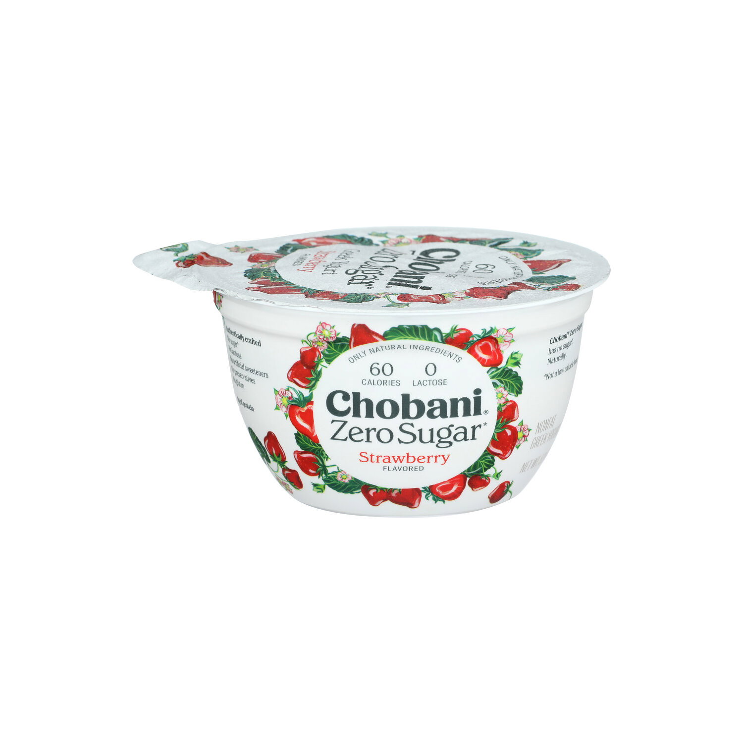 Chobani Strawberry With Zero Sugar - 5.3 Ounce - 1 Count - Super 1