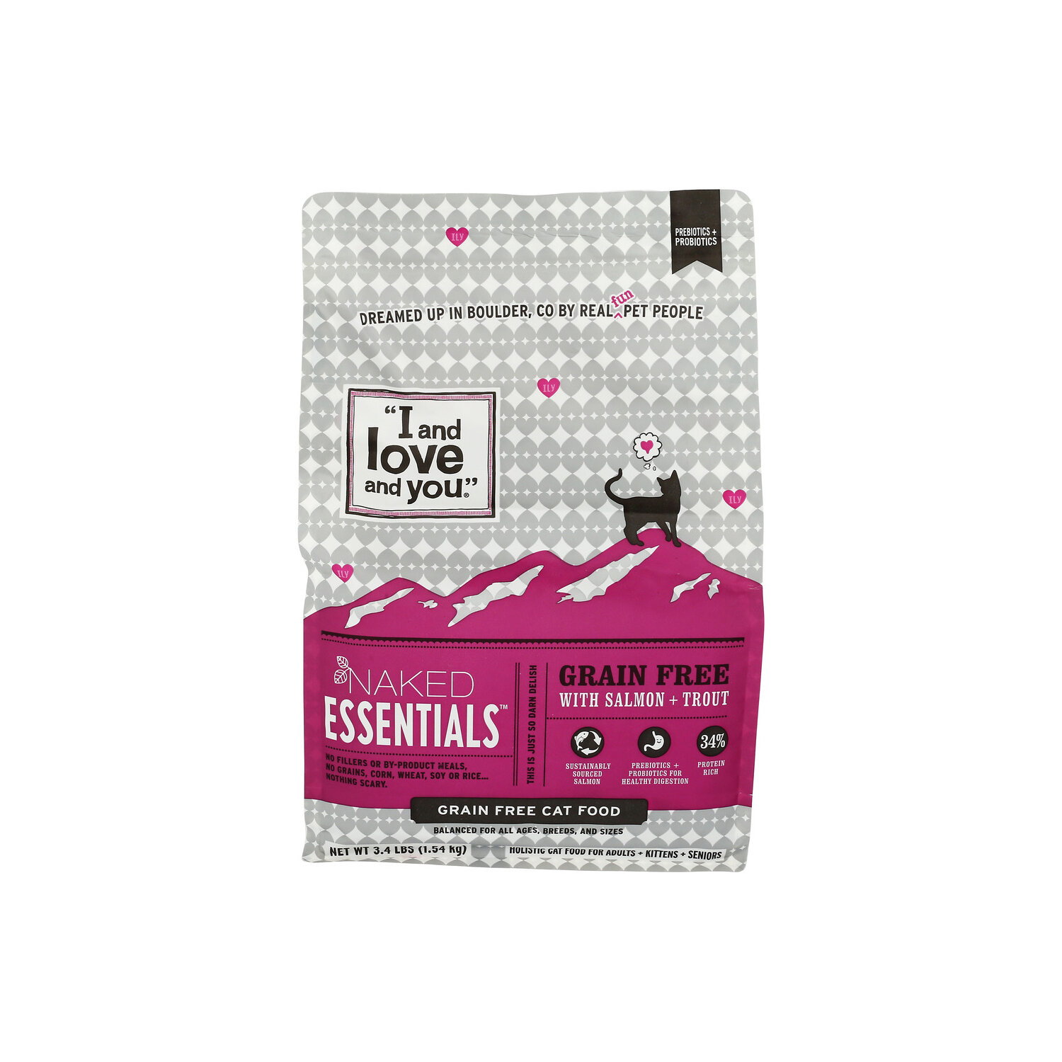 I & love & you Naked Essentials Salmon & Trout Flavor Dry Cat Food - 3.4 Pound Image 1 of 4