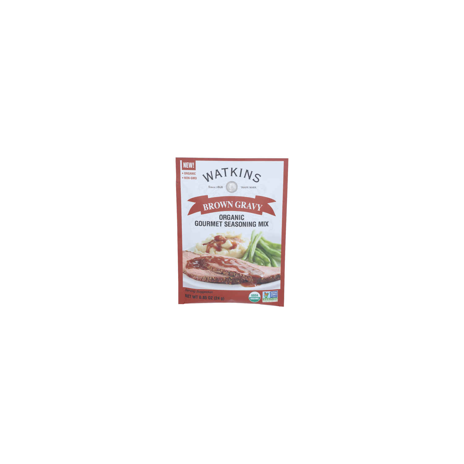 Watkins Organic Brown Gravy Gourmet Seasoning Mix - 0.85 Ounce Image 1 of 4
