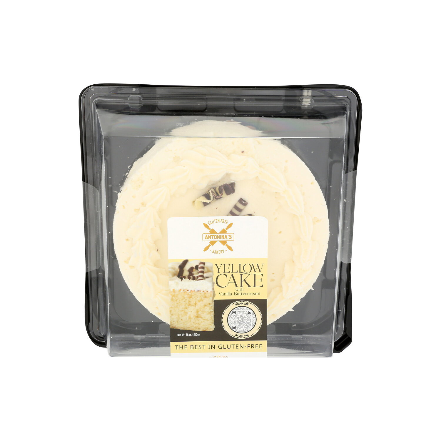 ANTONINA'S Gluten Free Yellow Layer Cake With Vanilla Buttercream Frosting - 18 Ounce Image 1 of 4