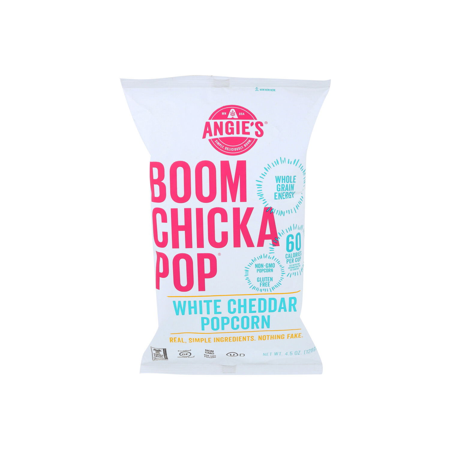 Angie's Boomchickapop Popcorn White Cheddar - 4.5 Ounce