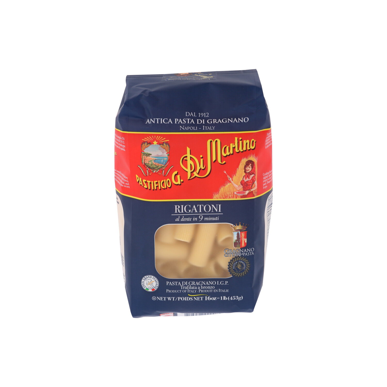 Di Martino Pasta Rigatoni - 16 Ounce Image 1 of 2