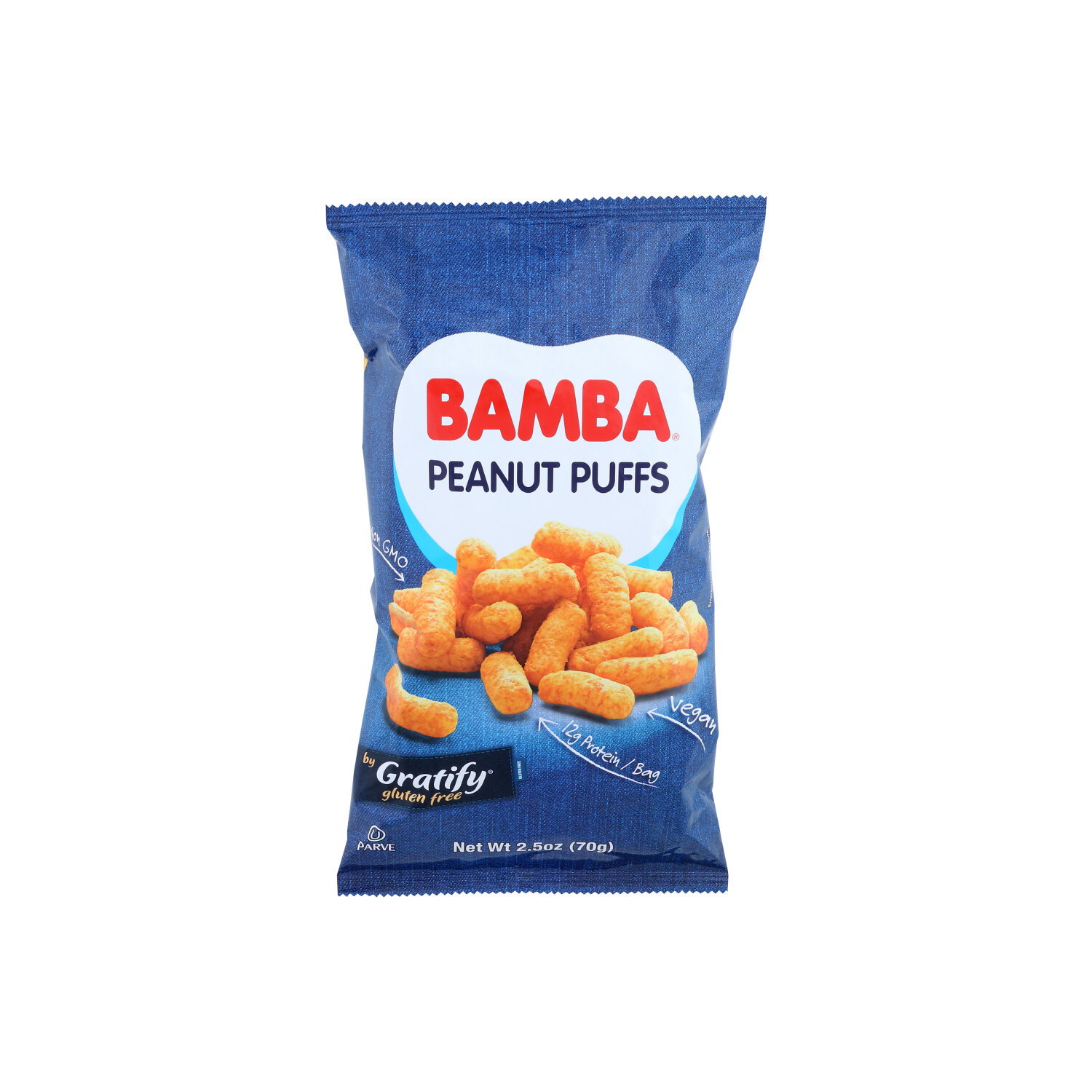 Gratify Bamba Puffs Peanut Butter - 2.5 Ounce Image 1 of 4